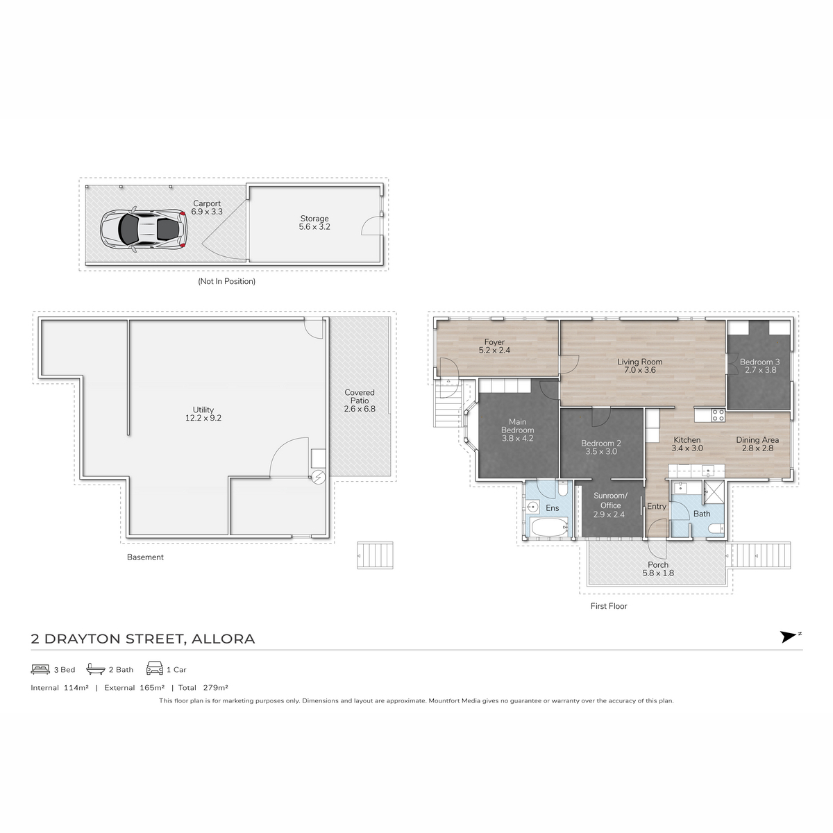 3-bedroom house at 2 DRAYTON STREET, Allora QLD 4362, Southern Downs, Queensland