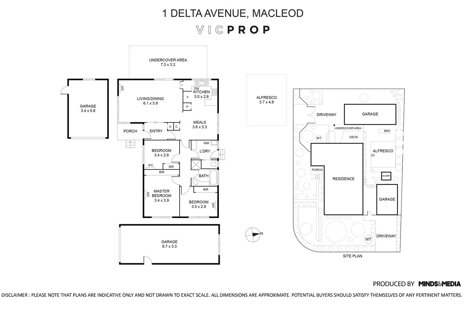 3-bedroom house at 1 DELTA ROAD, Macleod VIC 3085, Banyule, Victoria