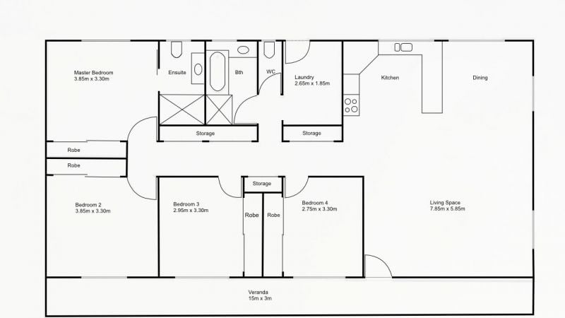 4-bedroom house at 12 CURLEW STREET, Meringandan West QLD 4352, Toowoomba, Queensland