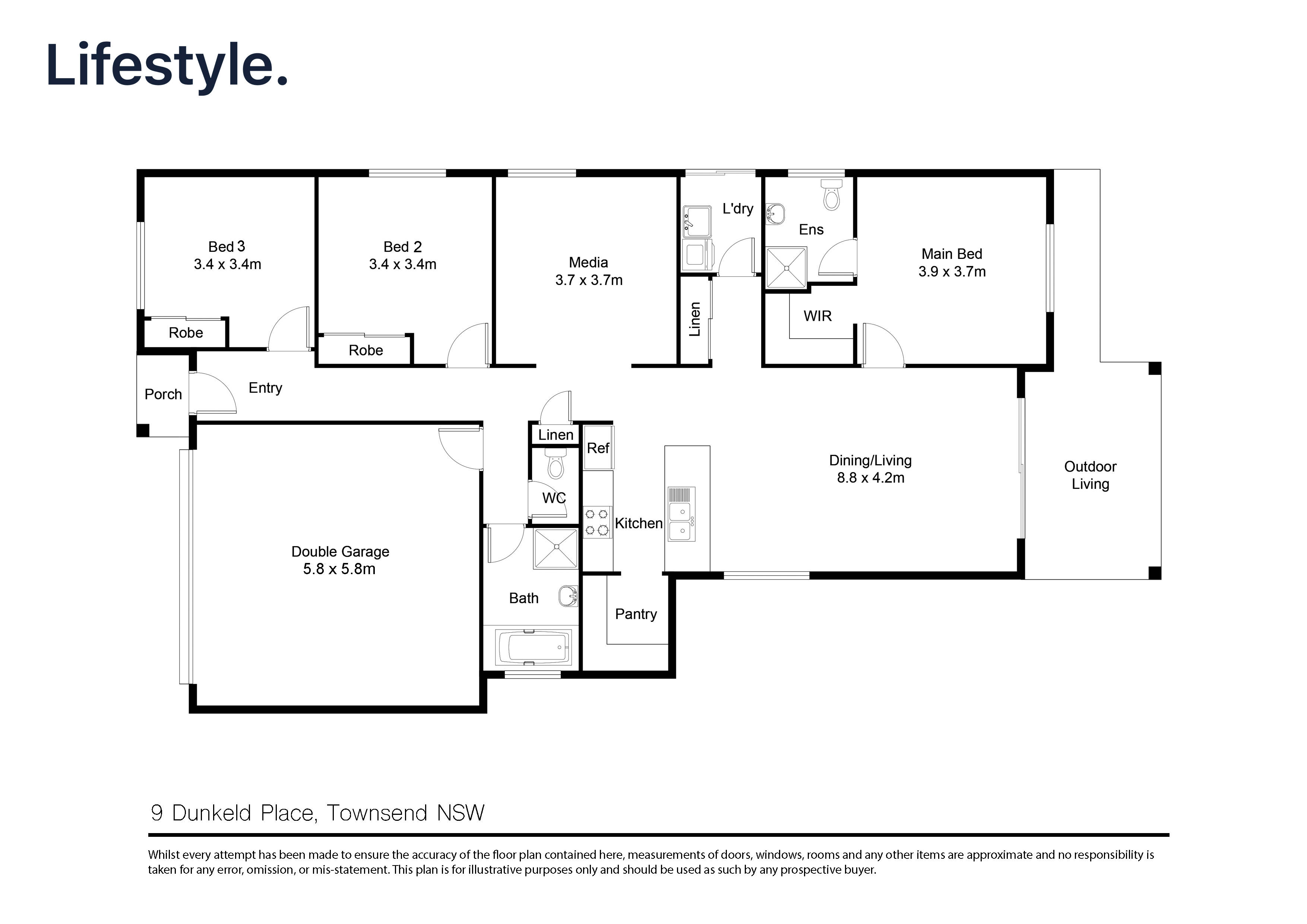 3-bedroom house at 9 DUNKELD PLACE, Townsend NSW 2463, Clarence Valley, New South Wales