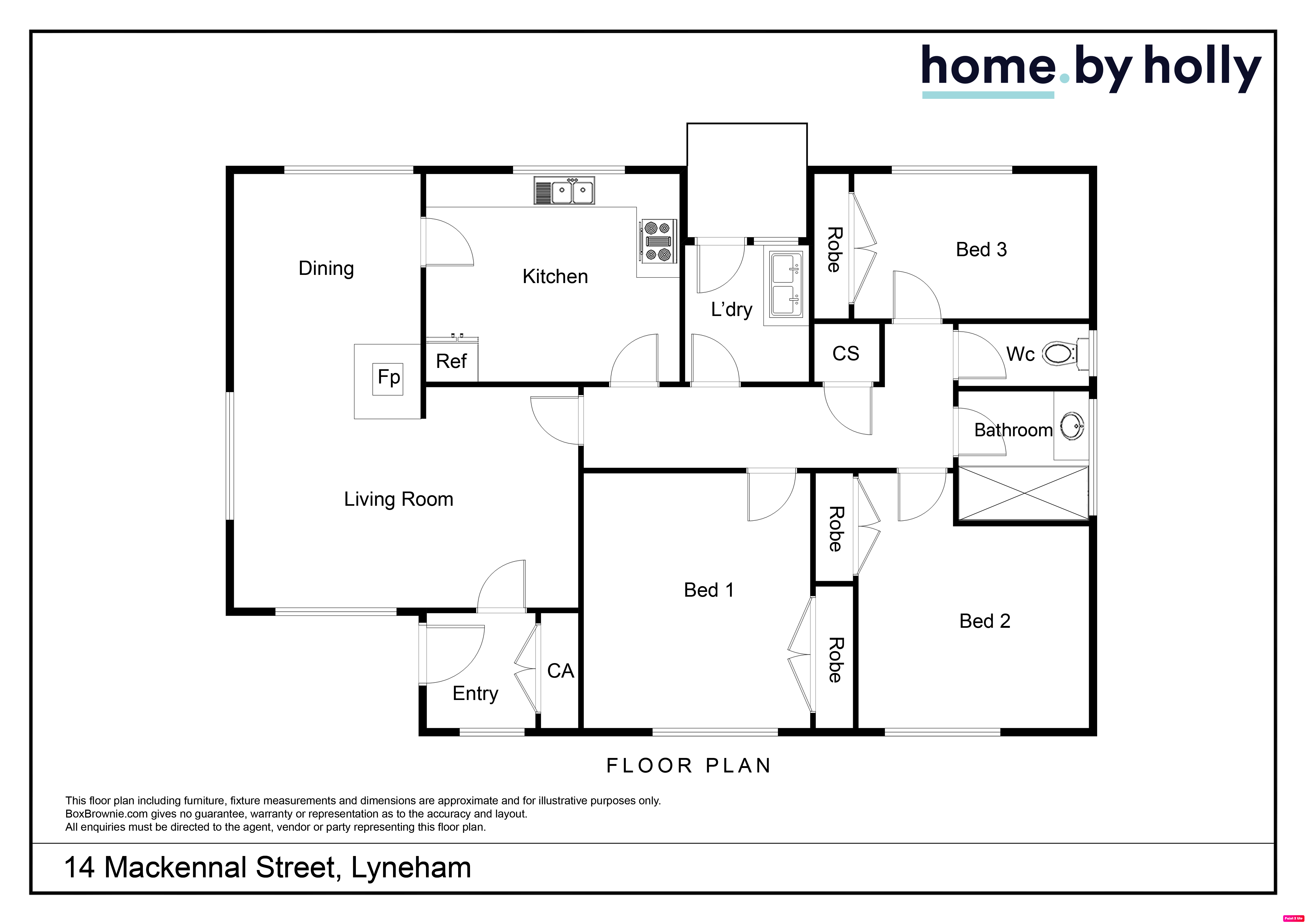 3-bedroom house at 14 MACKENNAL STREET, Lyneham ACT 2602, Unincorporated Act, Australian Capital Territory