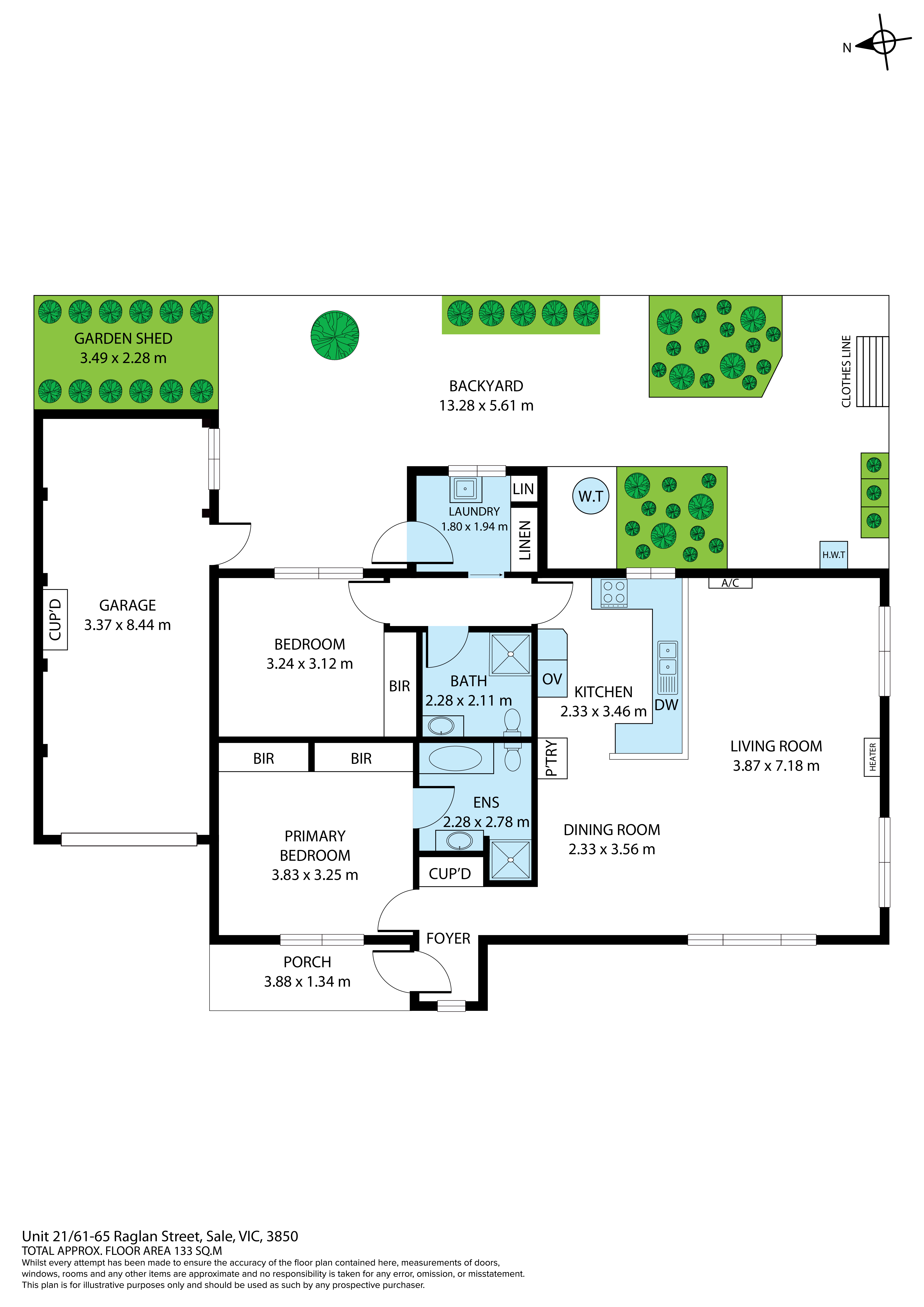 2-bedroom unit at 21 61-65 RAGLAN STREET, SALE VIC 3850, Wellington, Victoria