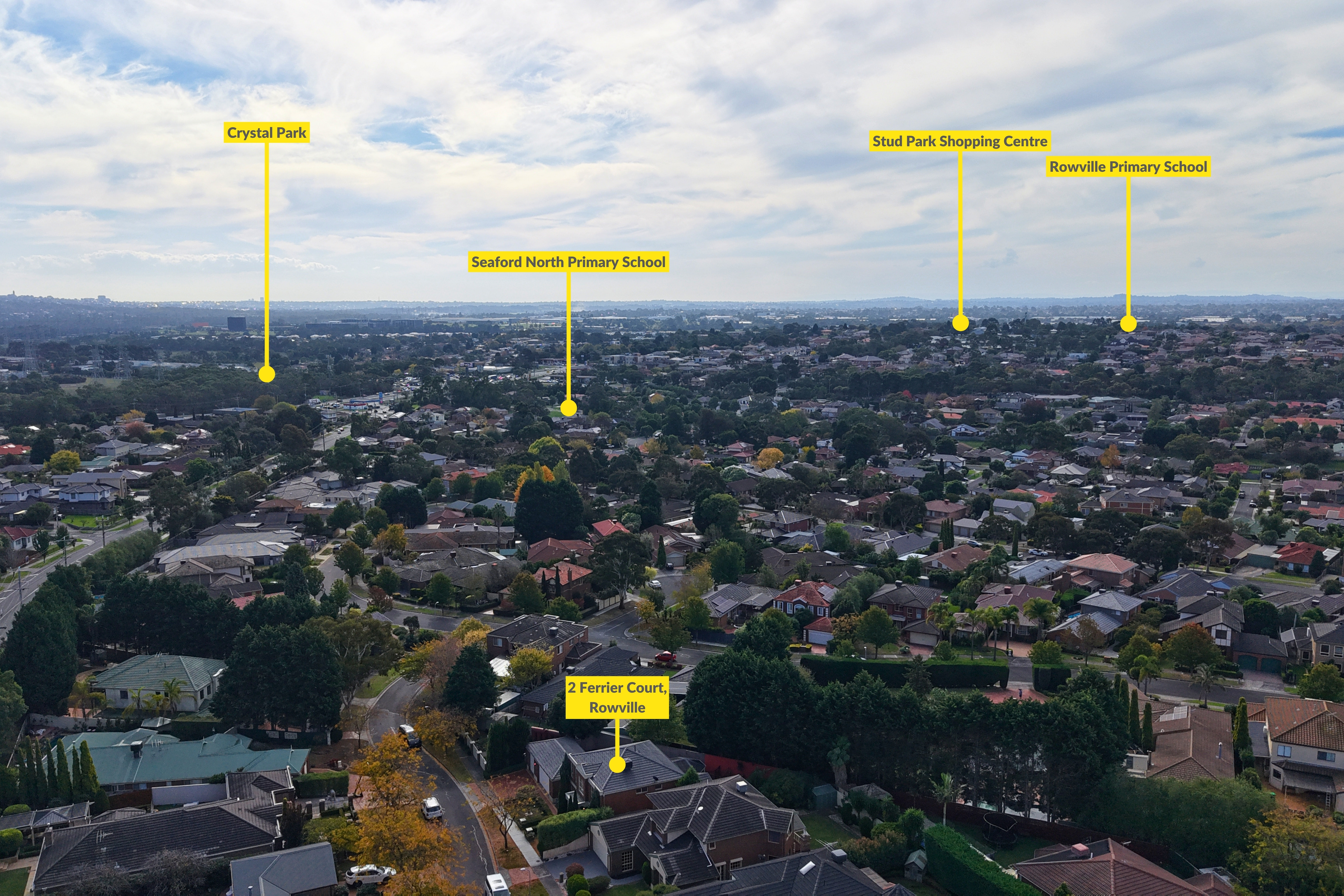 4-bedroom house at 2 FERRIER COURT, Rowville VIC 3178, Knox, Victoria