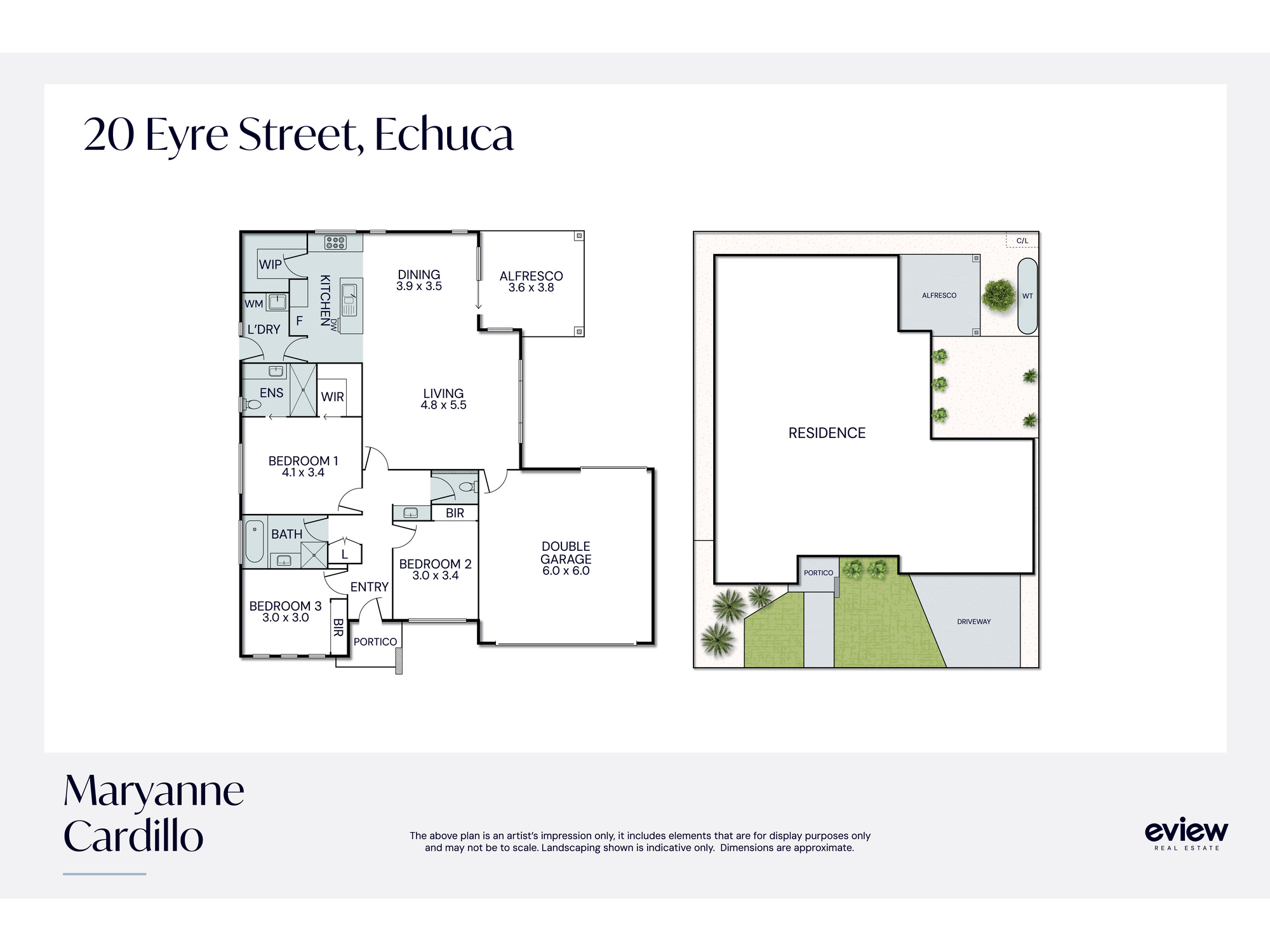 3-bedroom house at 20 EYRE STREET, Echuca VIC 3564, Campaspe, Victoria
