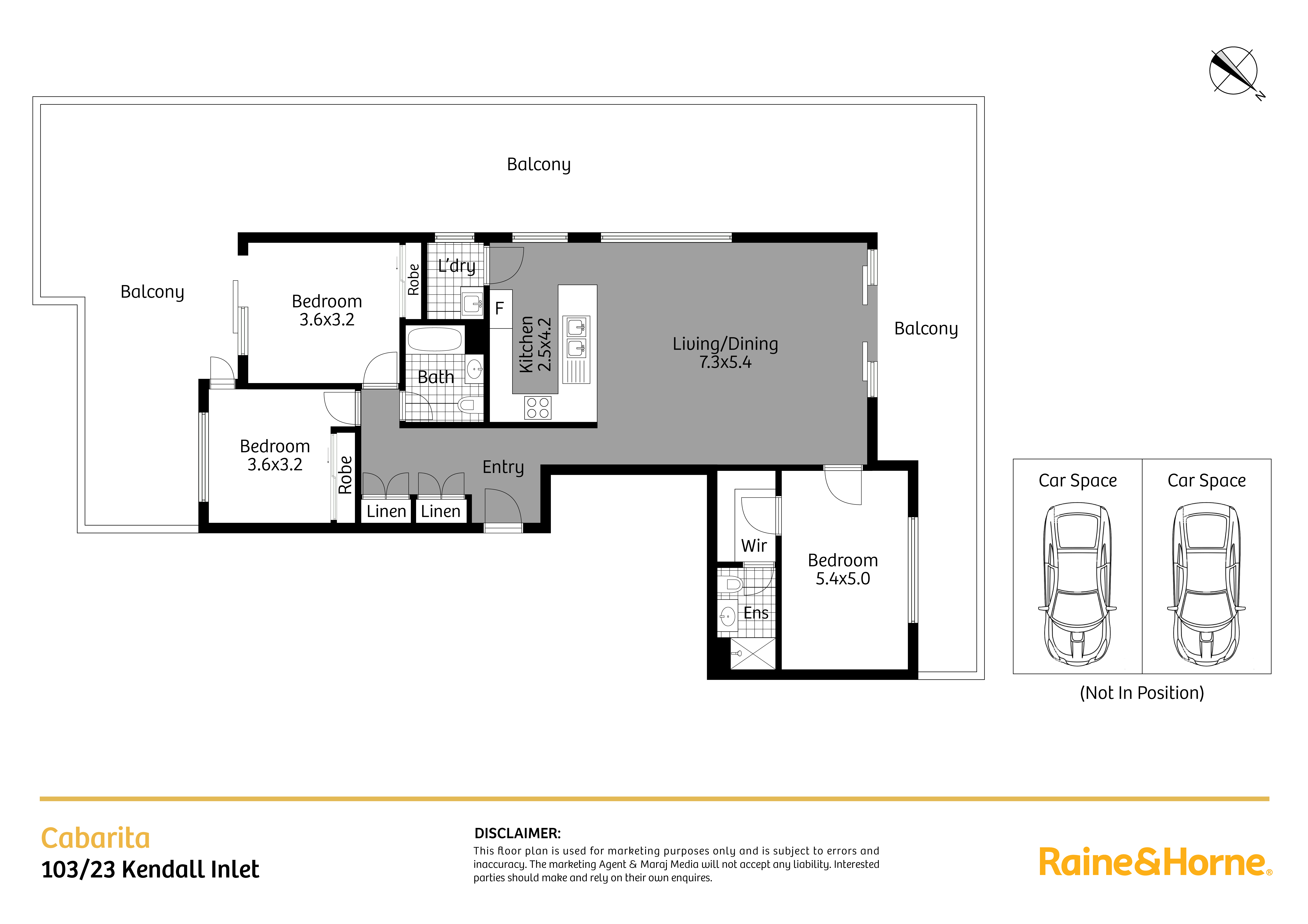 3-bedroom unit at 103/23 Kendall Inlet, Cabarita, NSW 2137, Canada Bay, New South Wales