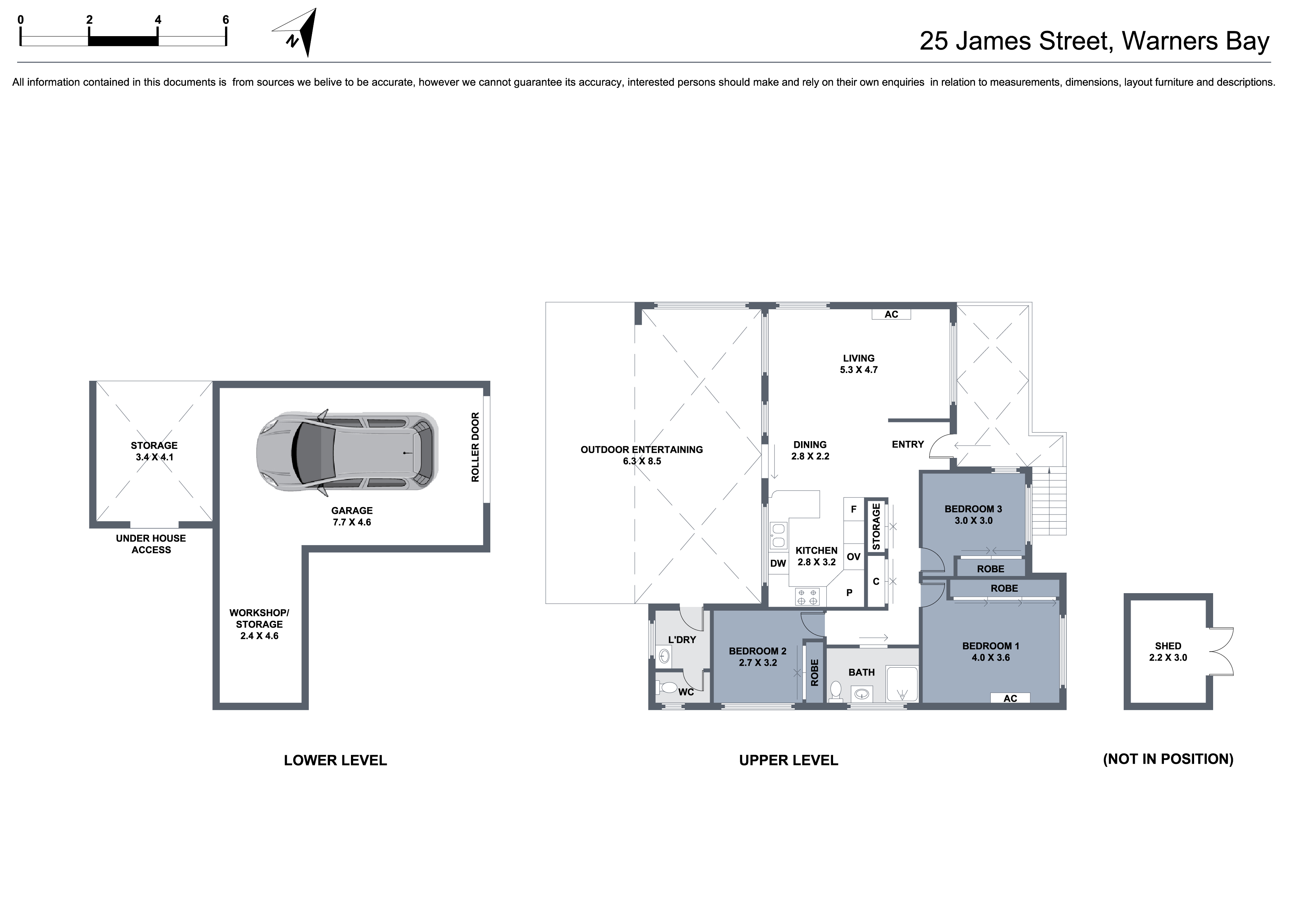 3-bedroom house at 25 James Street, Warners Bay, NSW 2282, Lake Macquarie, New South Wales