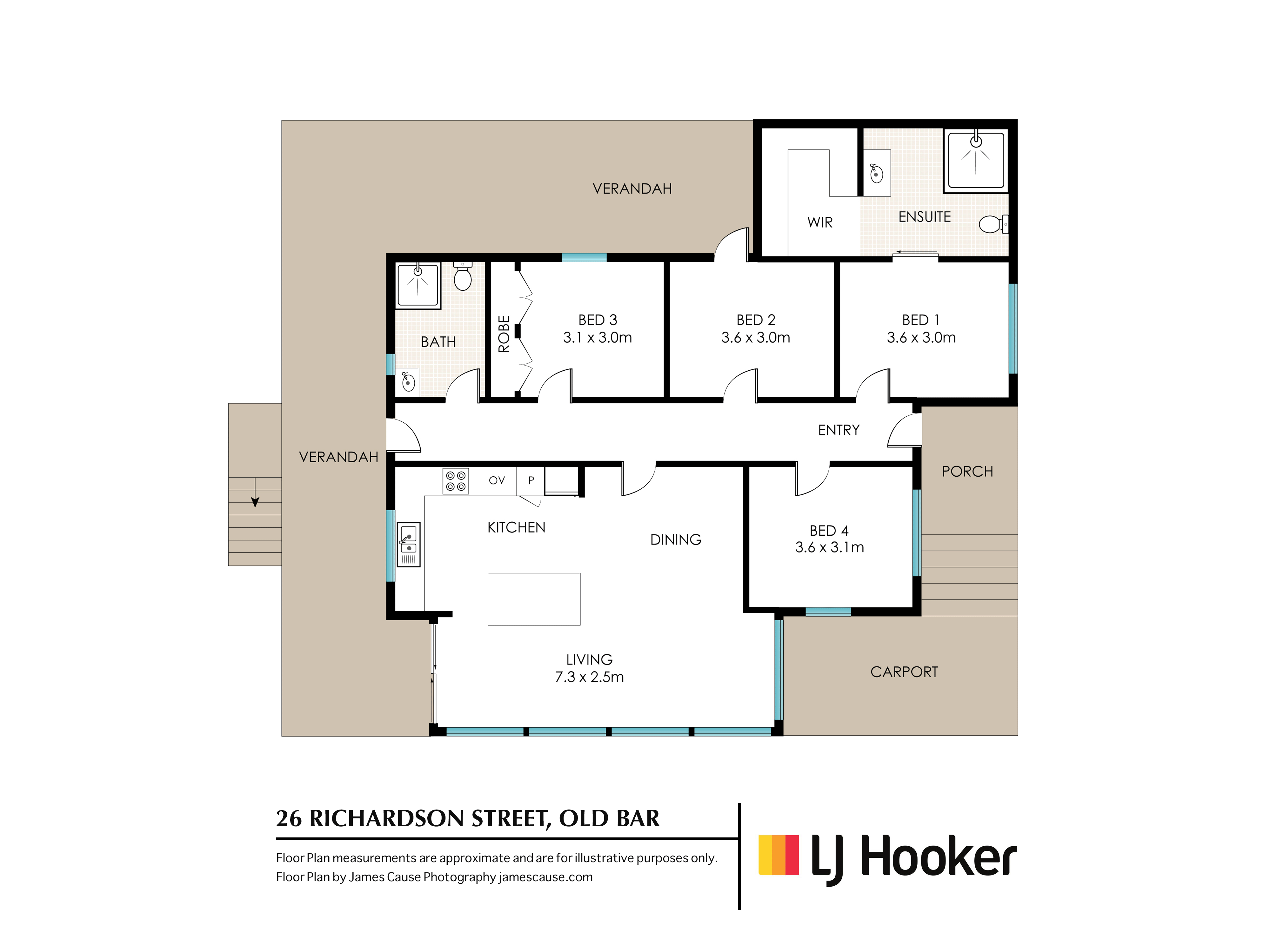 4-bedroom house at 26 Richardson Street, Old Bar, NSW 2430, Mid-Coast, New South Wales