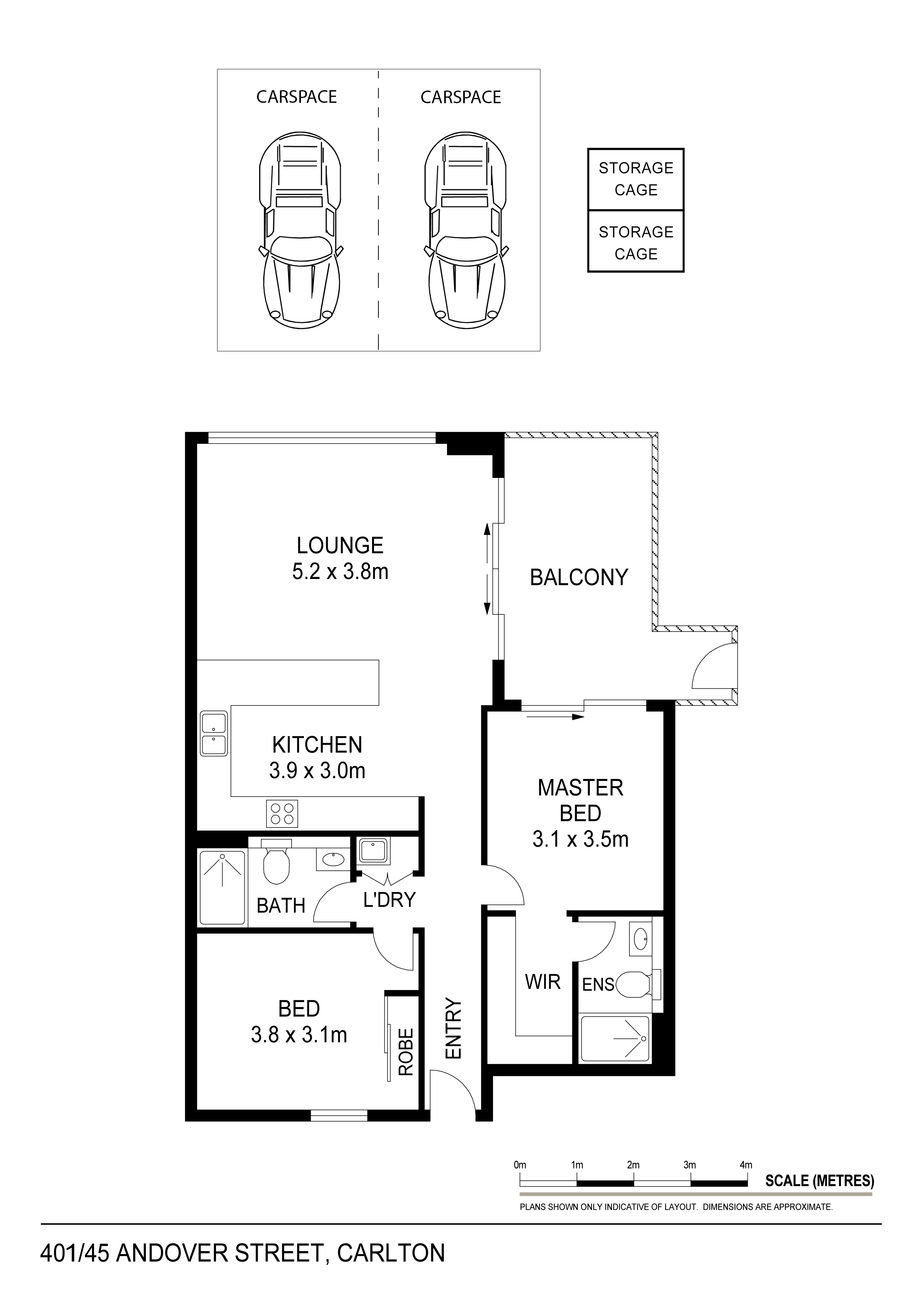 2-bedroom unit at 401/45 Andover Street, Carlton, Nsw, 2218, Georges River, New South Wales
