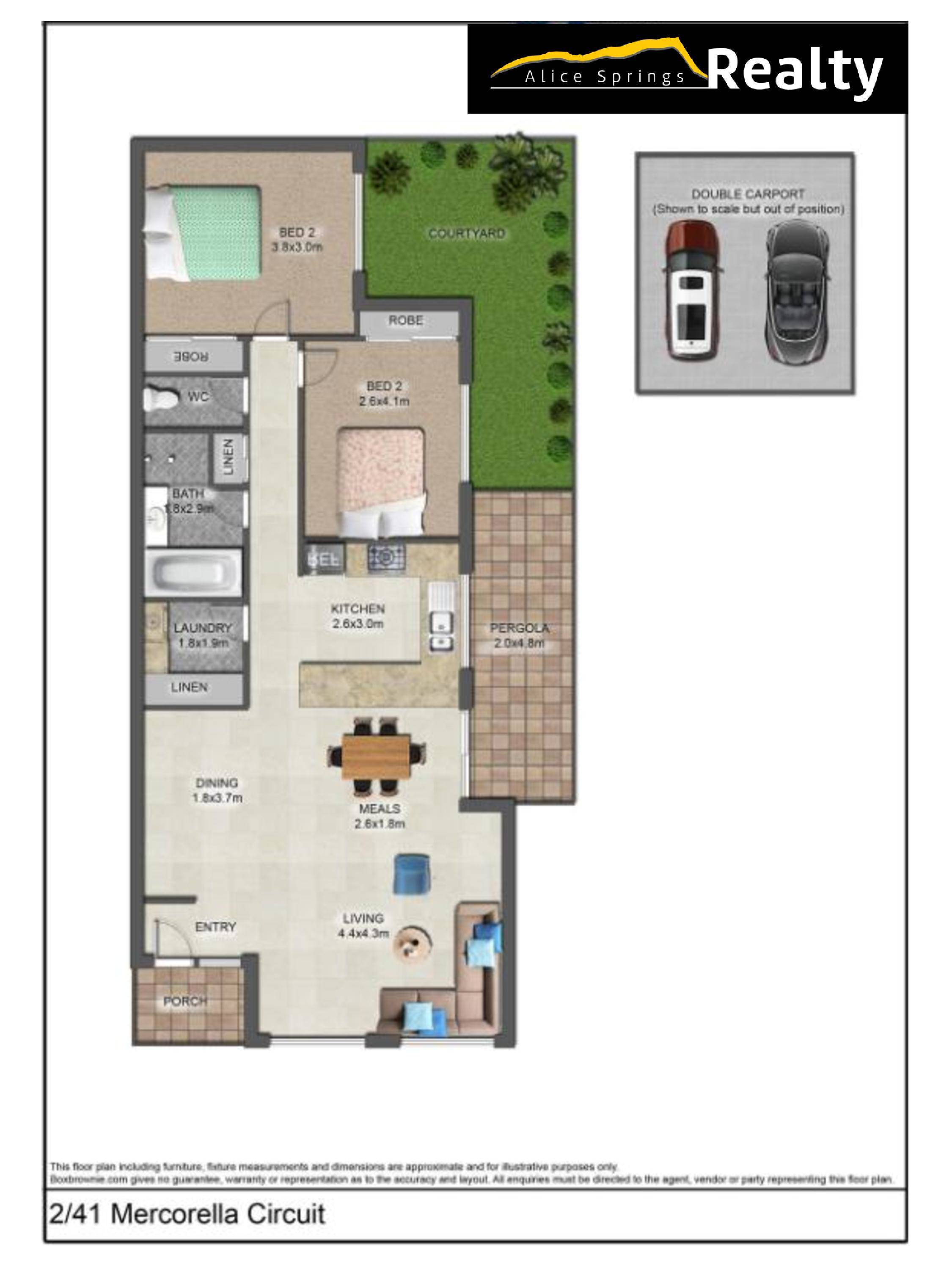 2-bedroom unit at 2/41 Mercorella Circuit, Sadadeen, NT 0870, Alice Springs, Northern Territory