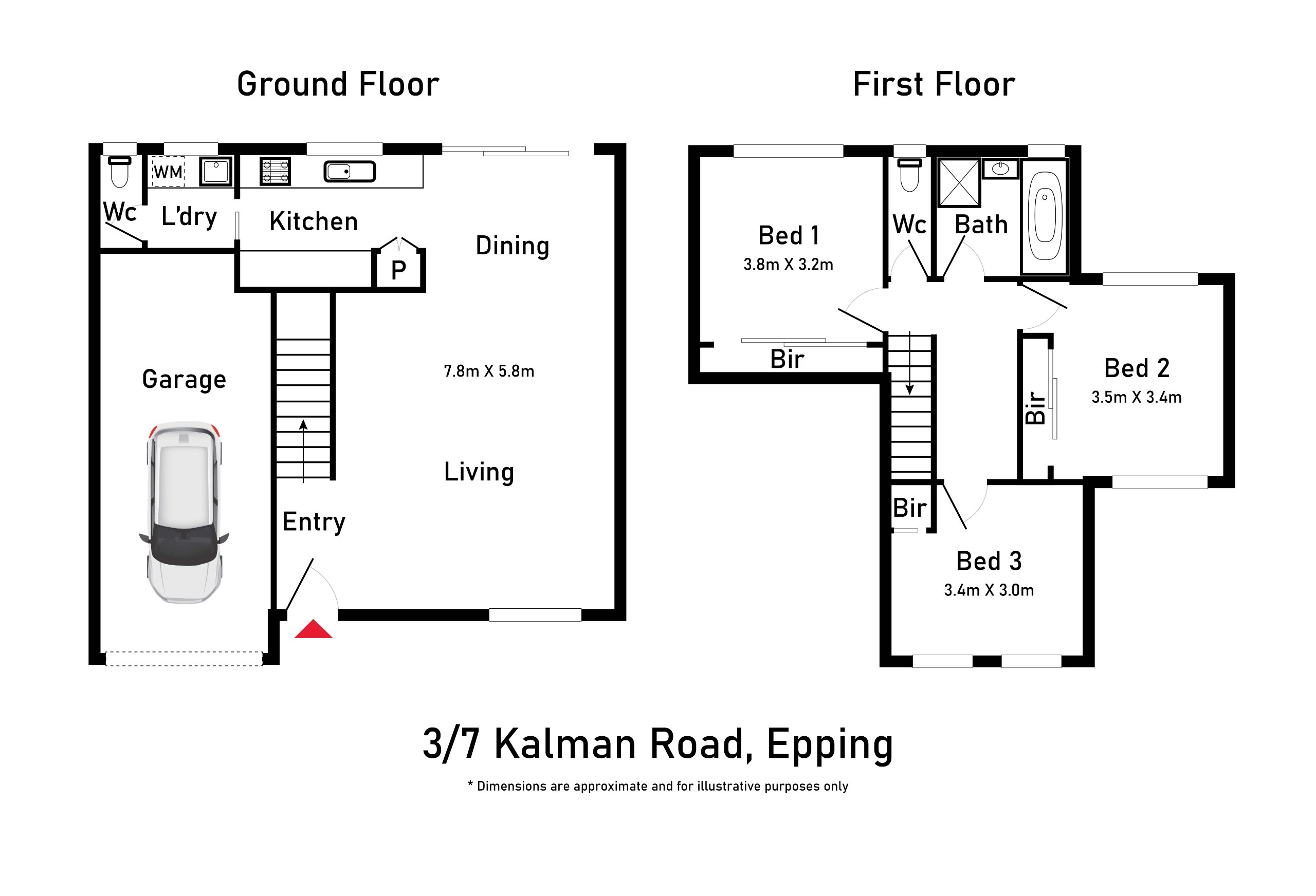 3-bedroom unit at 3 7 KALMAN ROAD, EPPING VIC 3076, Whittlesea, Victoria