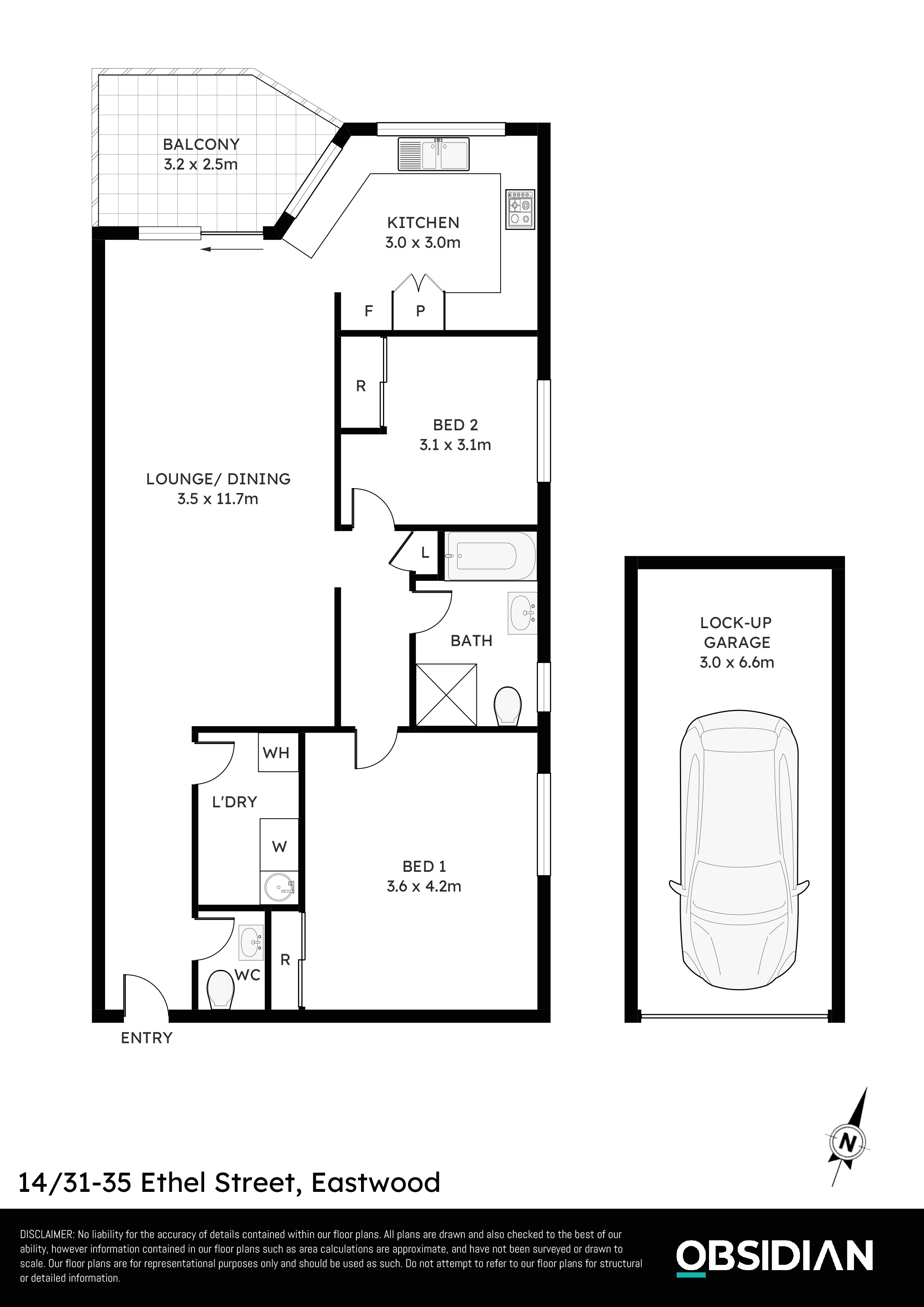 2-bedroom unit at 14/31-35 Ethel Street, Eastwood, Nsw, 2122, Ryde, New South Wales