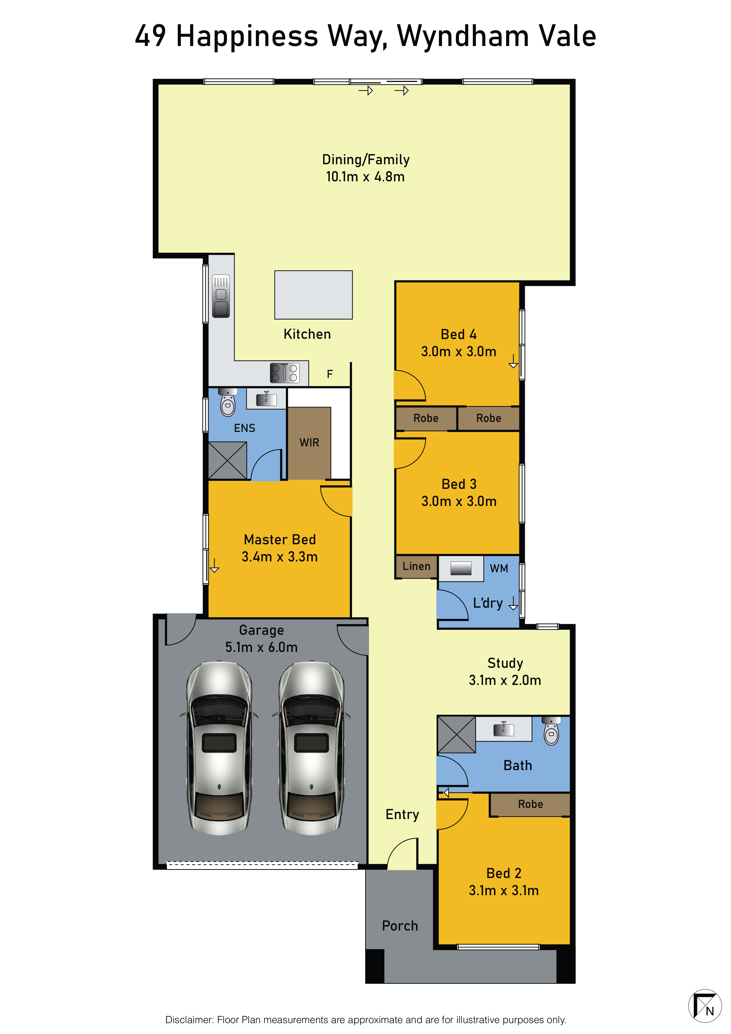 4-bedroom house at 49 Happiness Way, Wyndham Vale, Vic, 3024, , Victoria