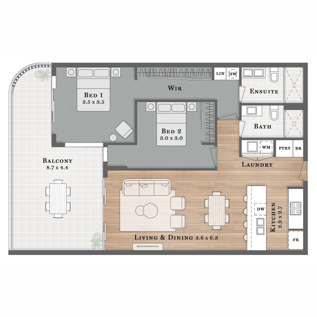 5507/219 - 221 Bloomfield Street, Cleveland, Qld, 4163 - Image 10