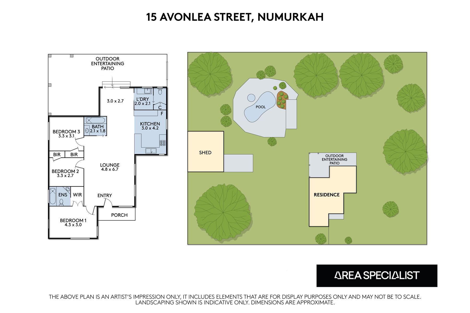 3-bedroom house at 15 Avonlea Street, Numurkah, VIC 3636, Moira, Victoria