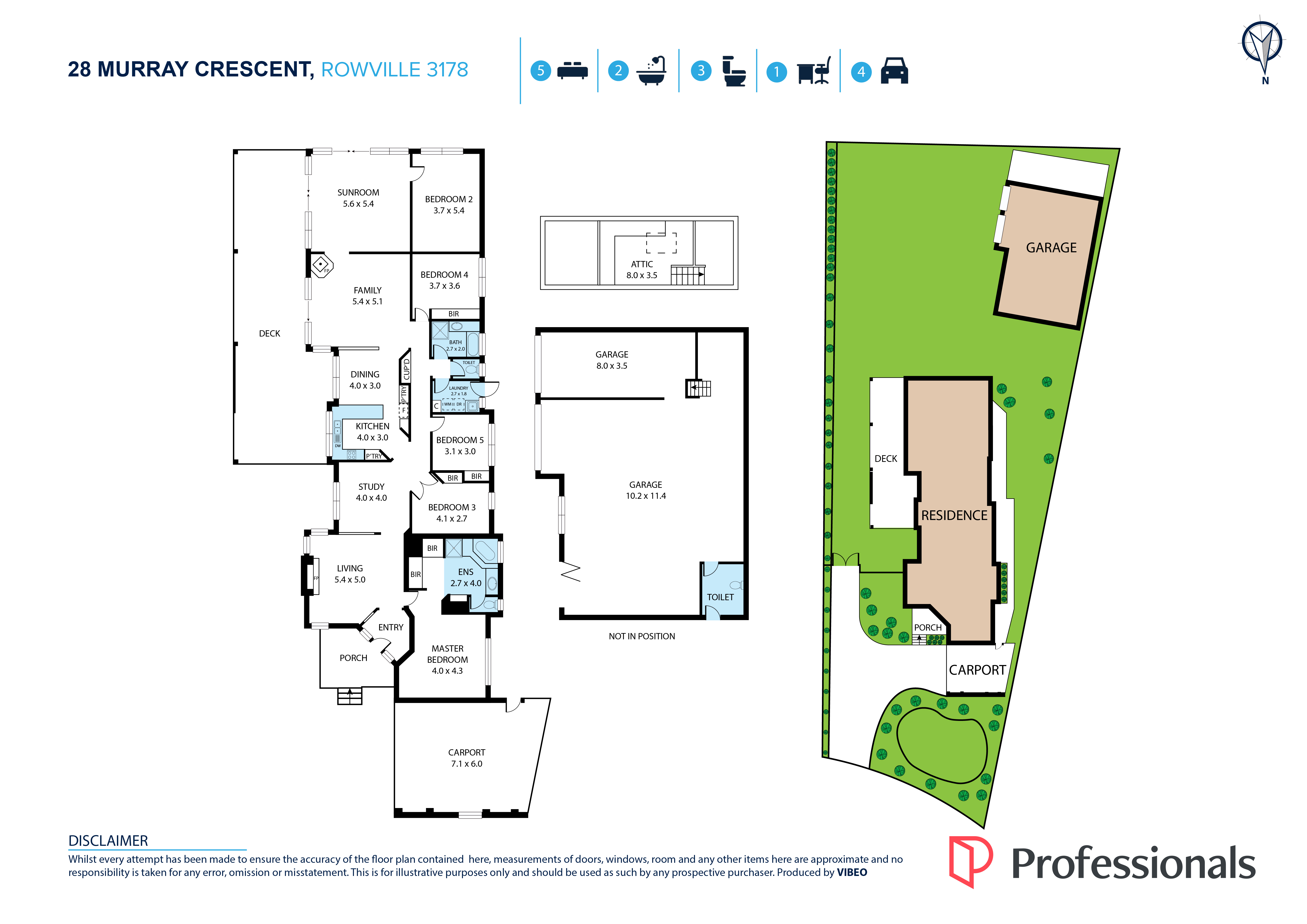5-bedroom house at 28 Murray Crescent, Rowville, VIC 3178, Knox, Victoria