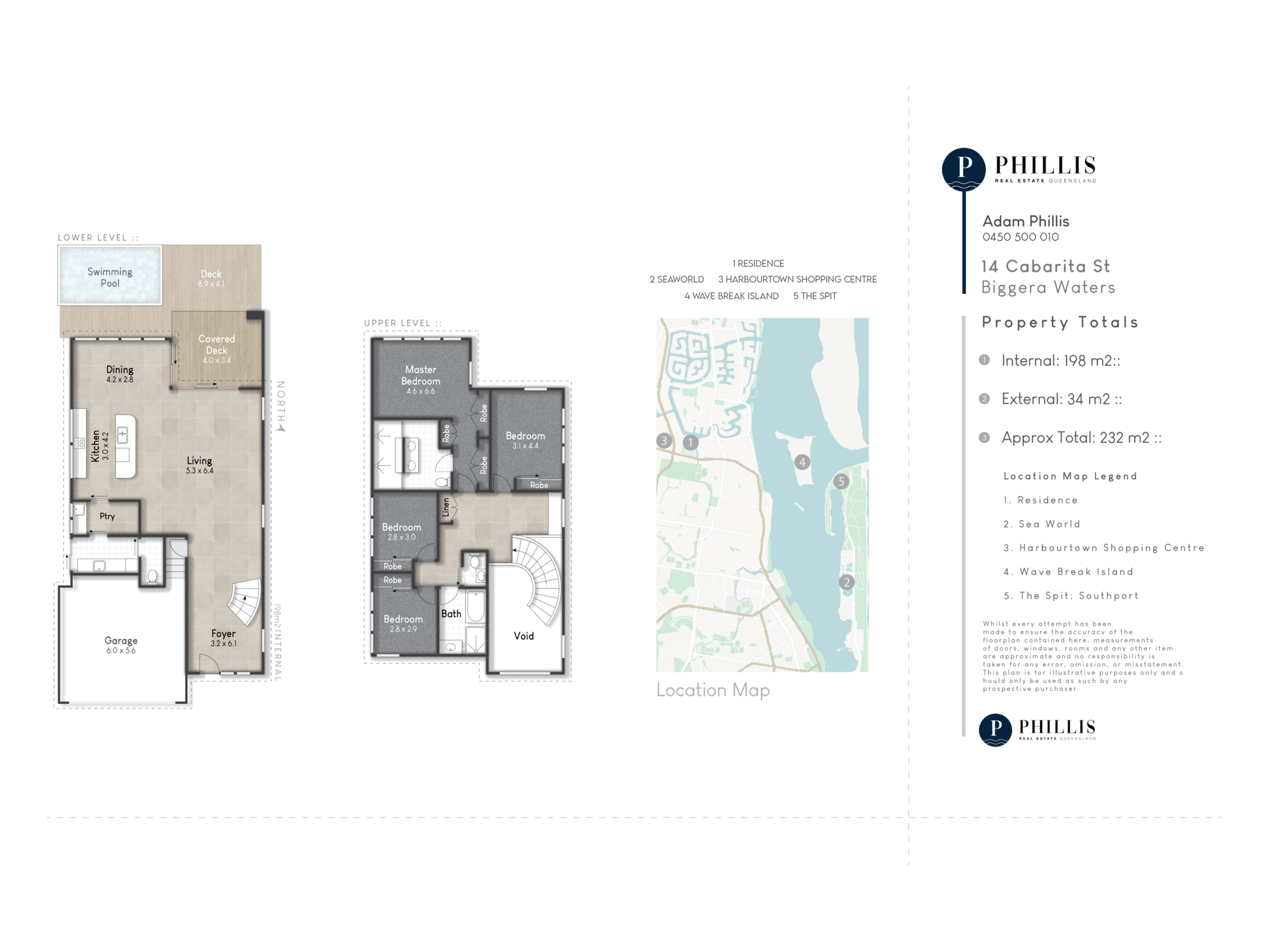 4-bedroom house at 14 Cabarita Street, Biggera Waters, QLD 4216, Gold Coast, Queensland