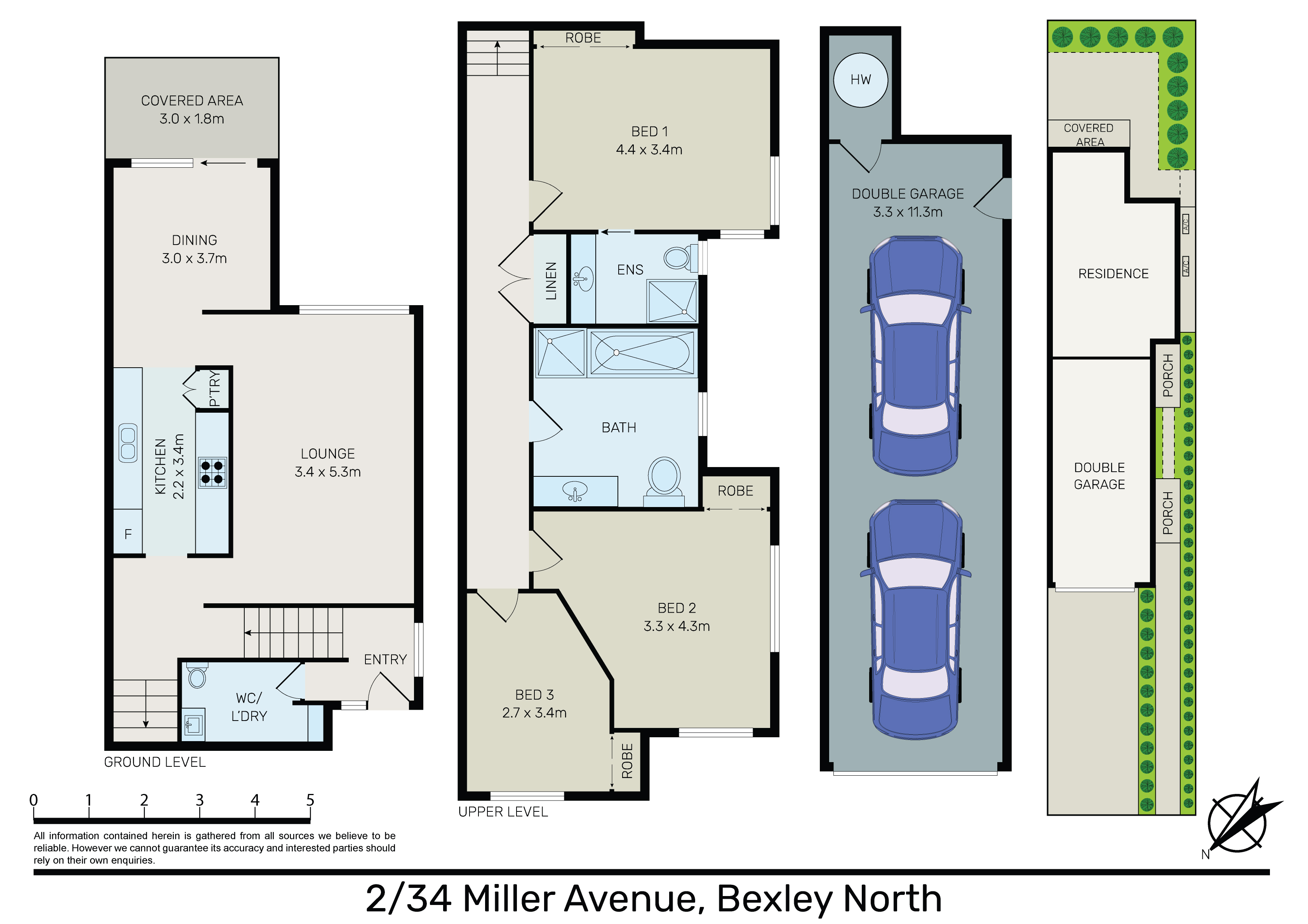 3-bedroom unit at 34 Miller Avenue, Bexley North, NSW 2207, Bayside (Nsw), New South Wales