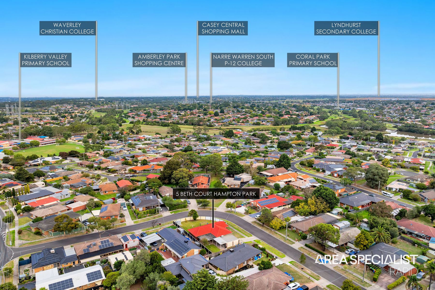 3-bedroom house at 5 BETH COURT, Hampton Park VIC 3976, Casey, Victoria