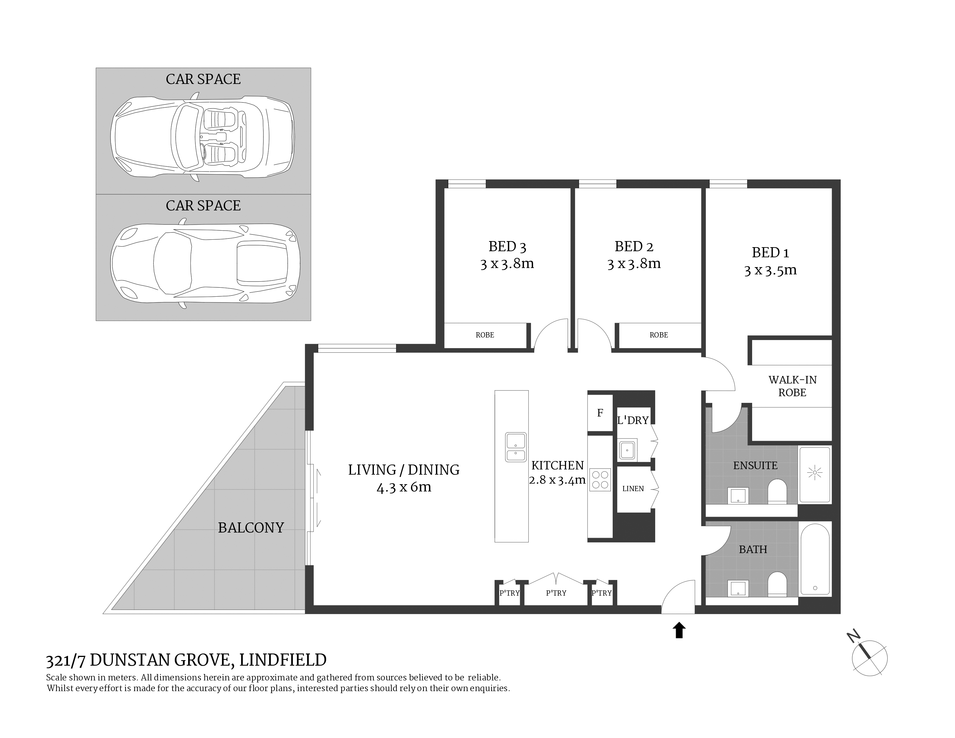 3-bedroom unit at 321/7 Dunstan Grove, Lindfield, NSW 2070, Ku-Ring-Gai, New South Wales