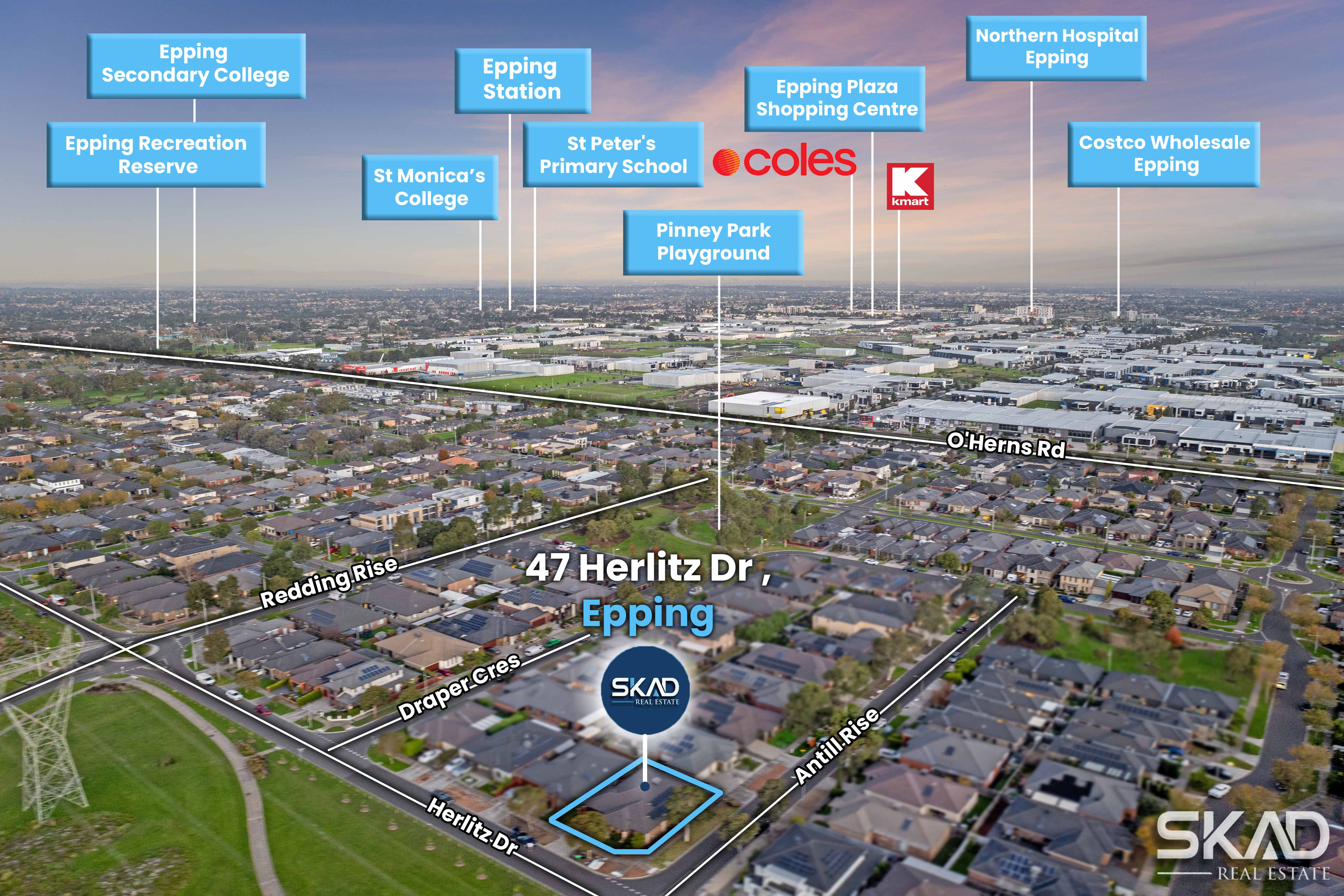 4-bedroom house at 47 HERLITZ DRIVE, Epping VIC 3076, Whittlesea, Victoria
