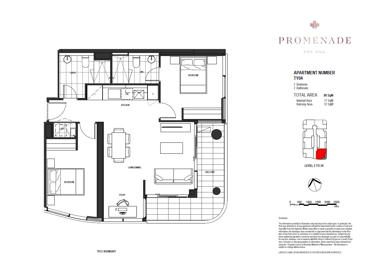 2-bedroom unit at 1204/36 Prospect Street, Box Hill, VIC 3128, Whitehorse, Victoria