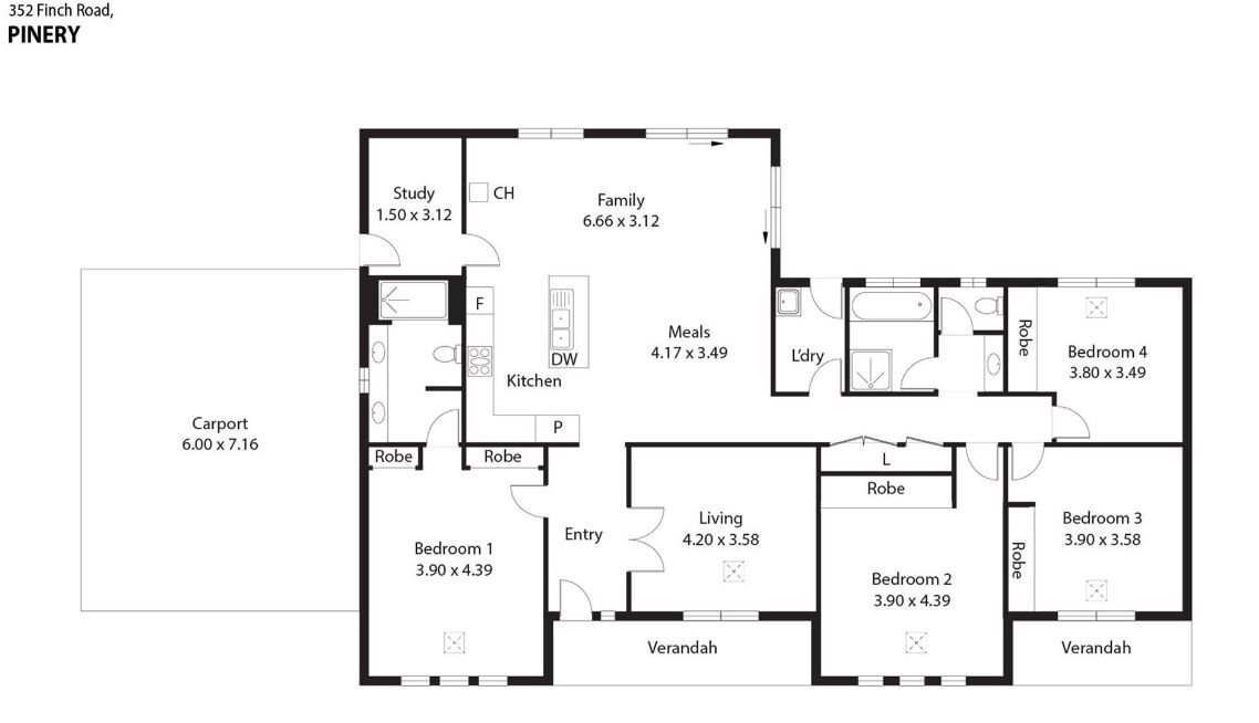 4-bedroom house at 352 Finch Road, Pinery, SA 5460, Wakefield, South Australia
