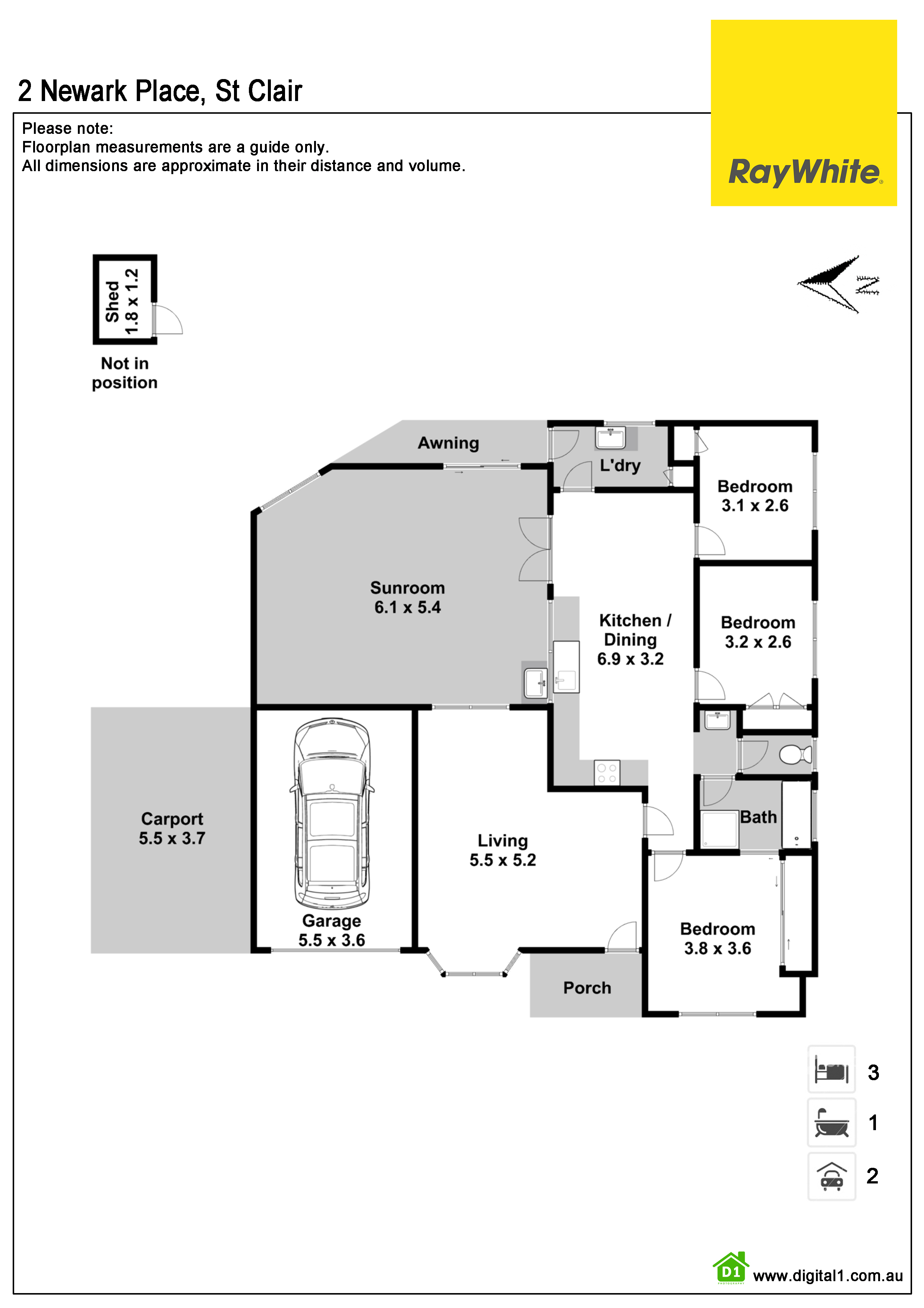 3-bedroom house at 2 Newark Place, St Clair, NSW 2759, Penrith, New South Wales