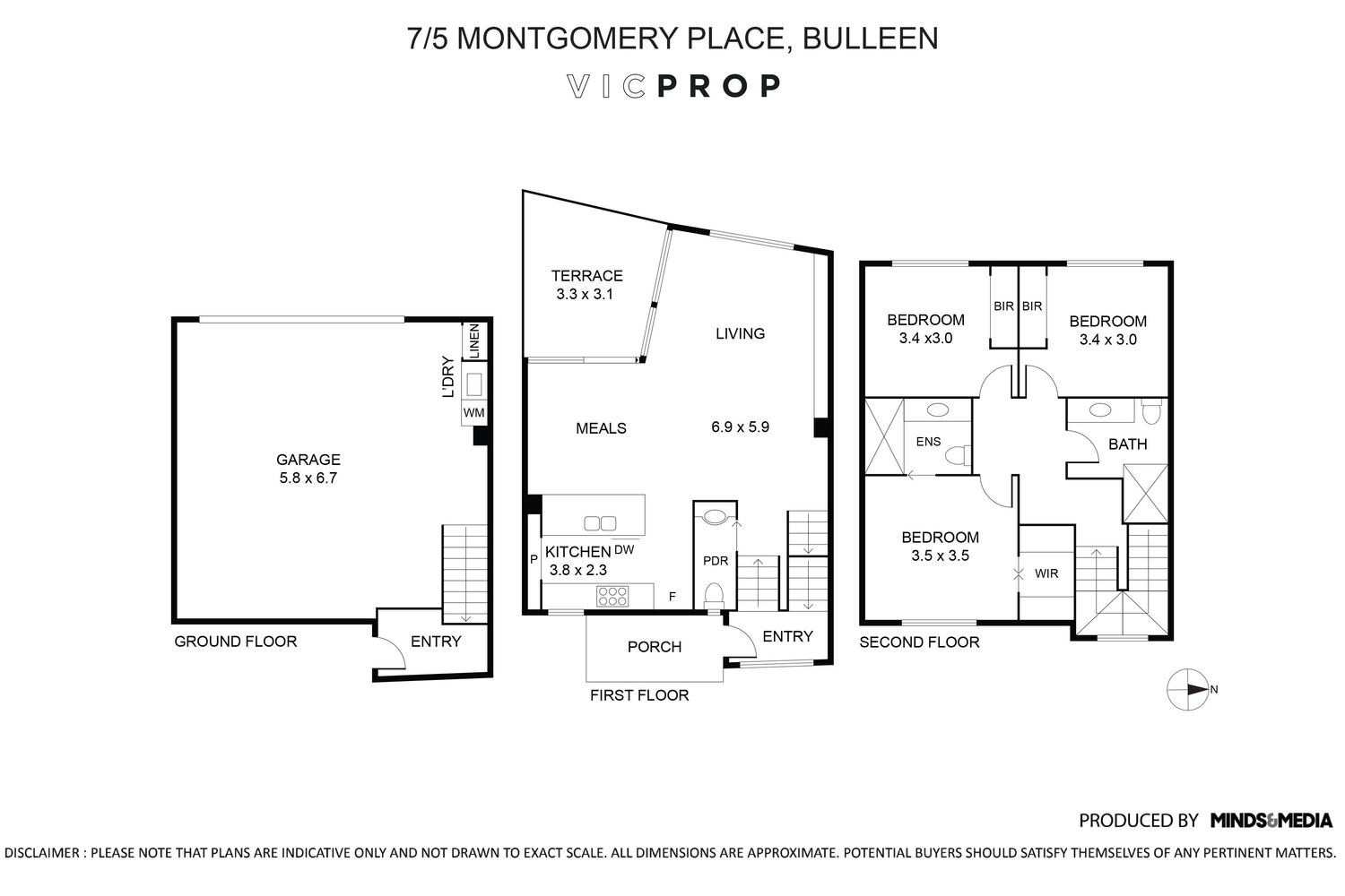 3-bedroom unit at 7/5 Montgomery Place, Bulleen, VIC 3105, Manningham, Victoria