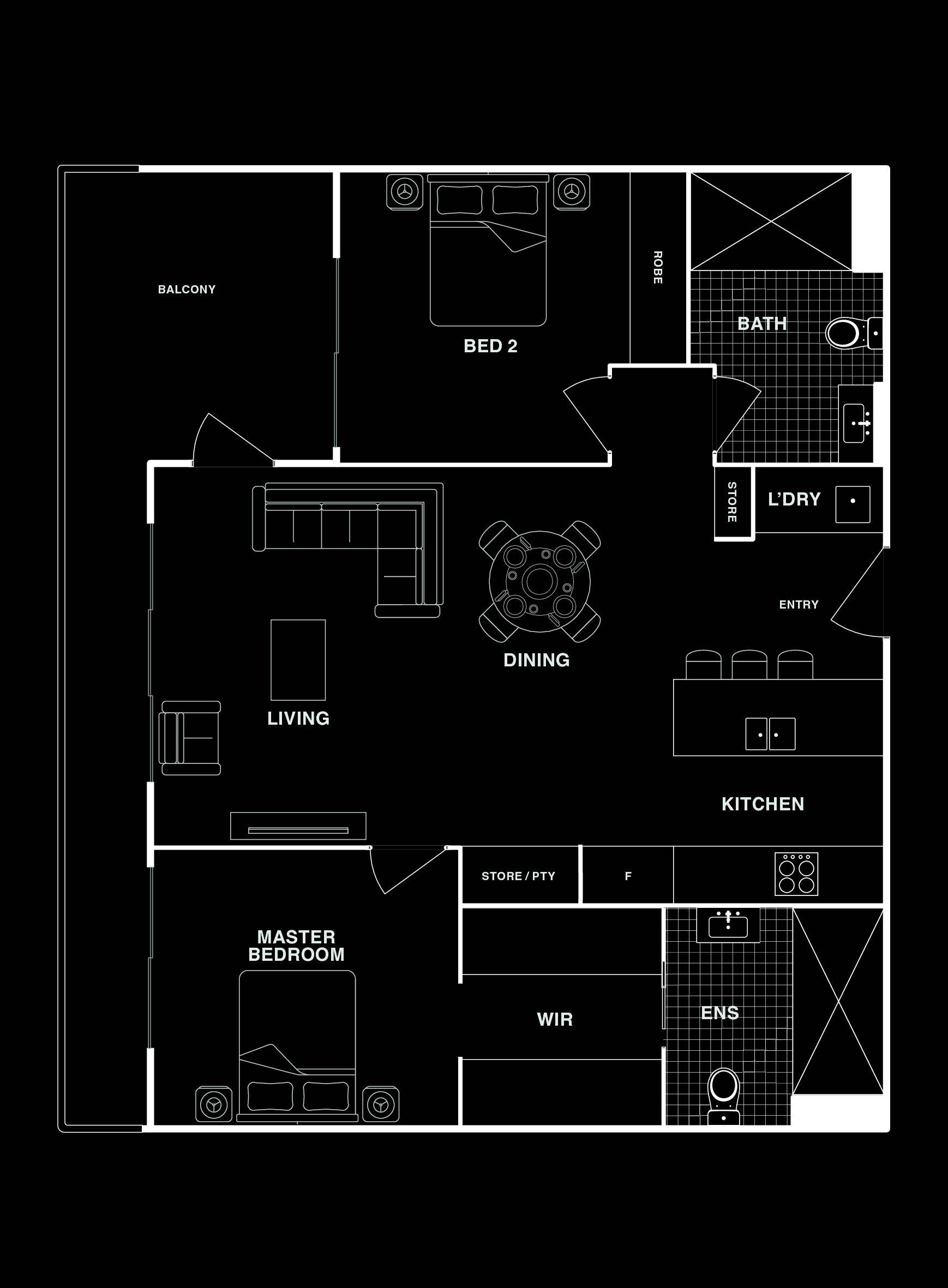 2-bedroom unit at 304/59 Dooring Street, Dickson, ACT 2602, Unincorporated Act, Australian Capital Territory