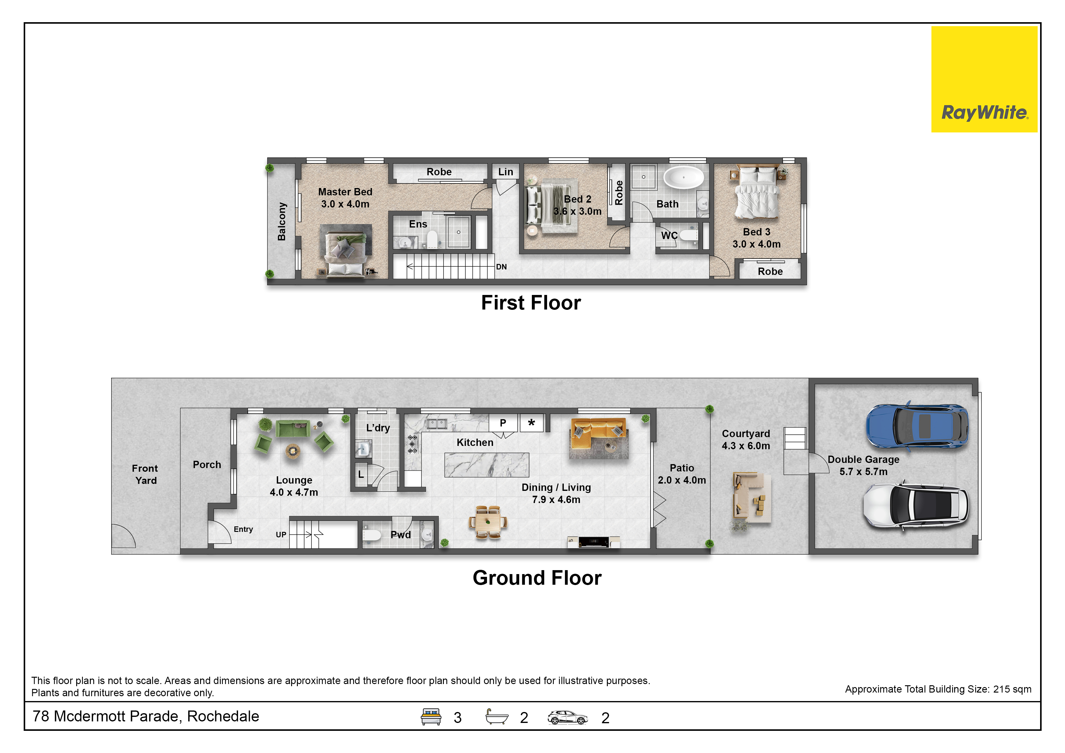 3-bedroom unit at 78 Mcdermott Parade, Rochedale, QLD 4123, Brisbane, Queensland