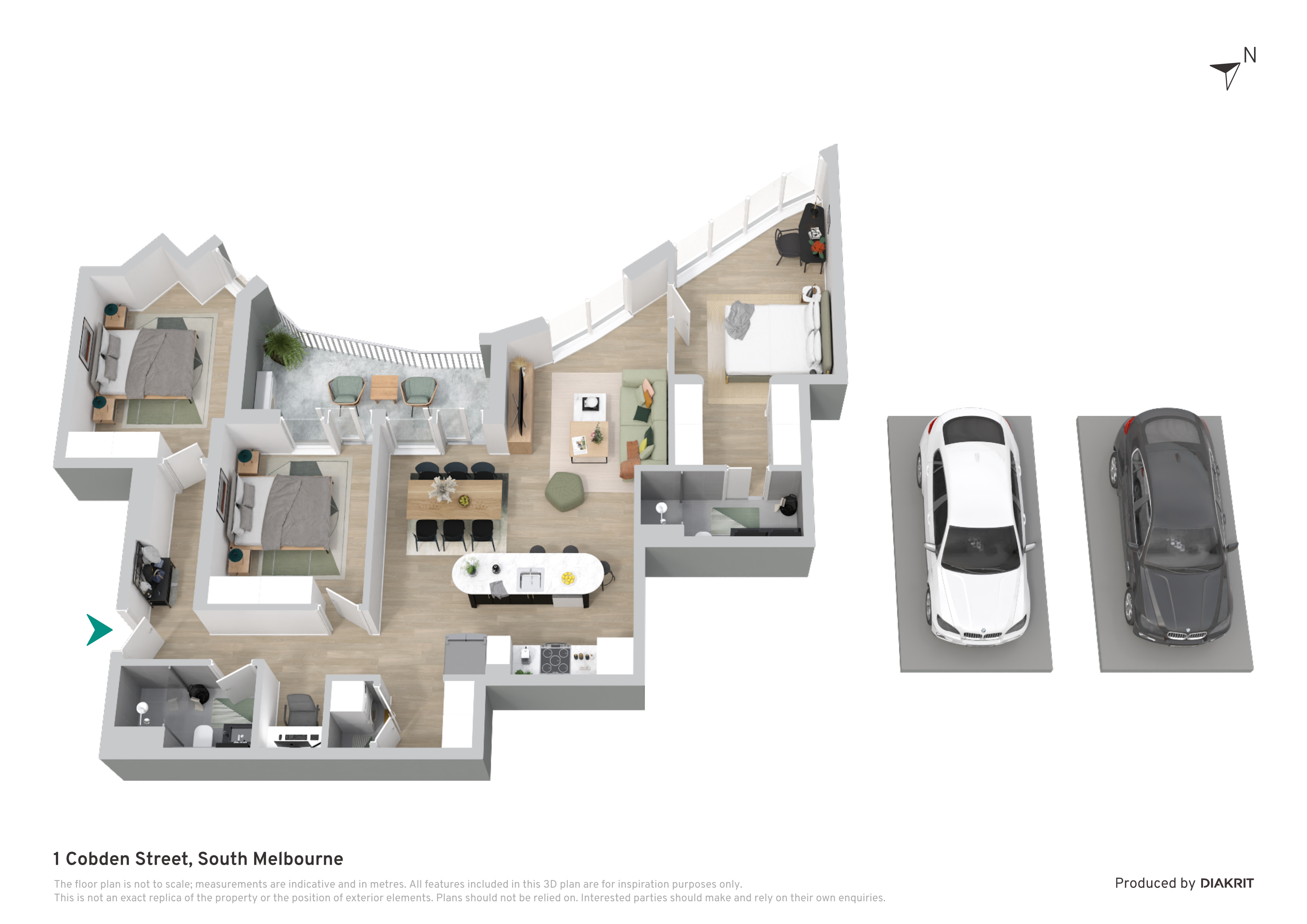 3-bedroom unit at 1306/32 Palmerston Crescent, South Melbourne, VIC 3205, Port Phillip, Victoria