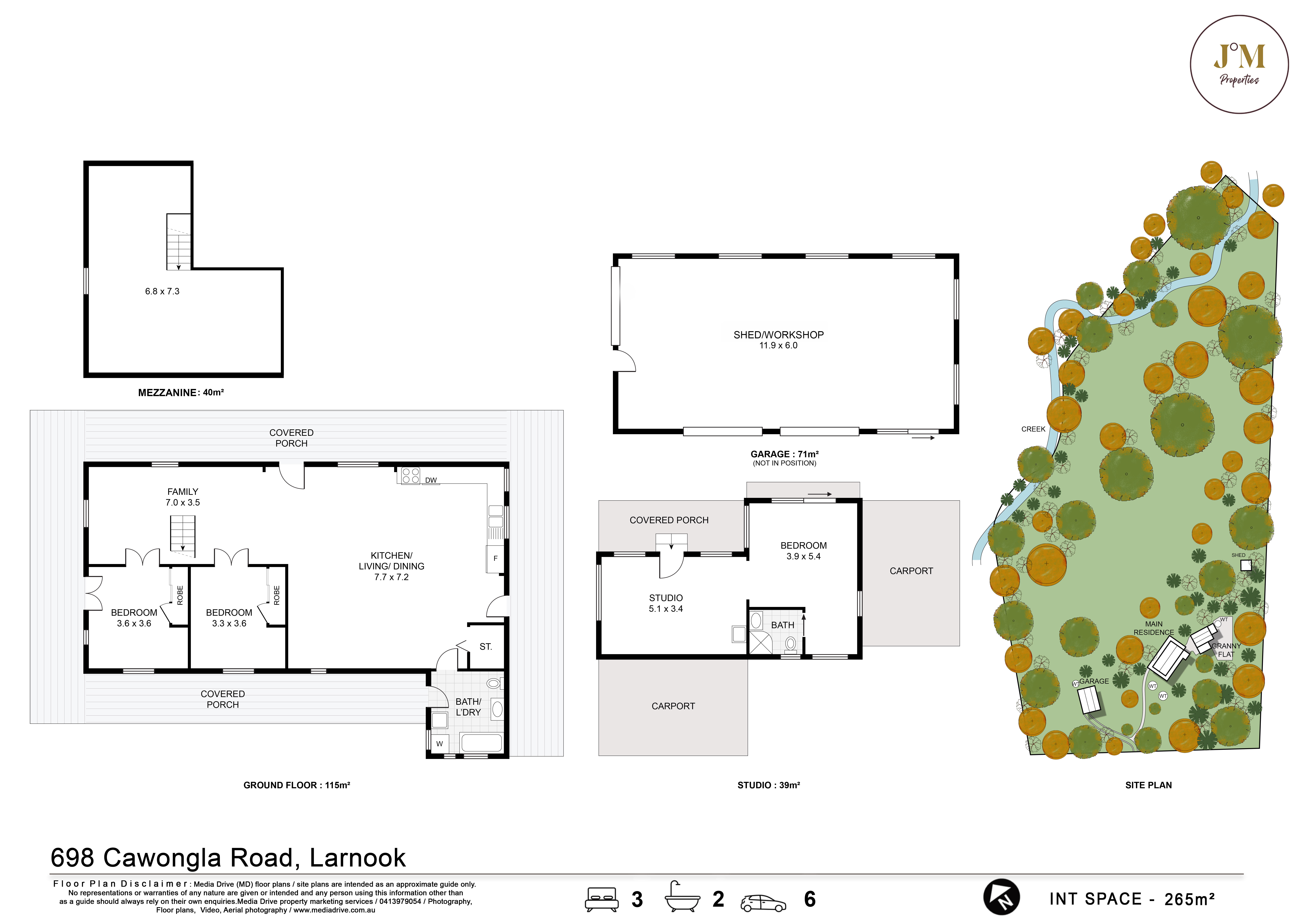 3-bedroom house at 698 Cawongla Road, Larnook, NSW 2480, Lismore, New South Wales