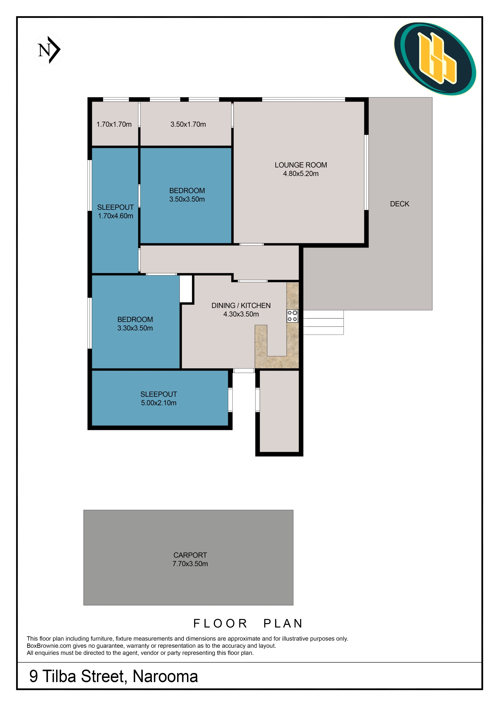 3-bedroom house at 9 TILBA STREET, Narooma NSW 2546, Eurobodalla, New South Wales