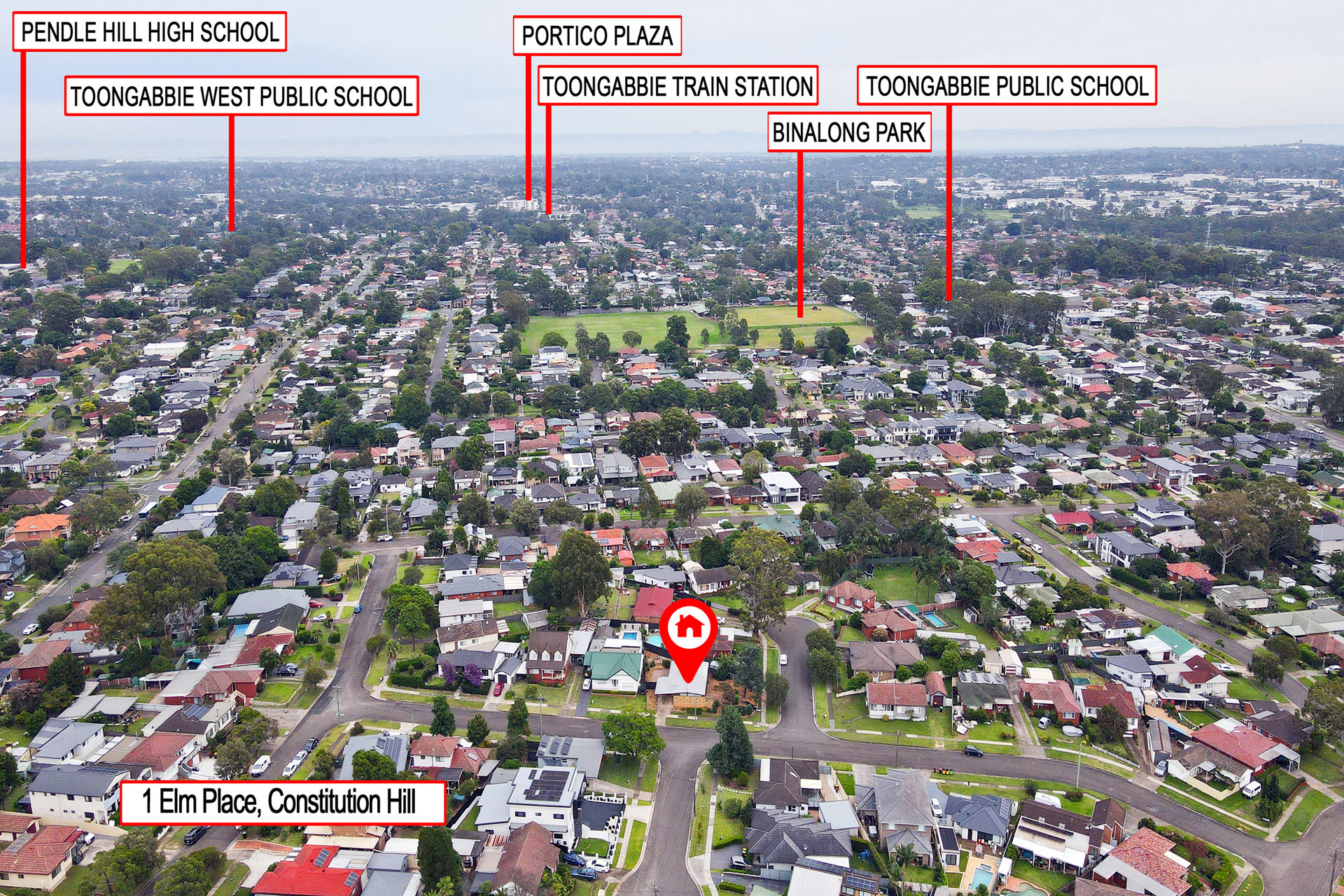 3-bedroom house at 1 ELM PLACE, Constitution Hill NSW 2145, Parramatta, New South Wales