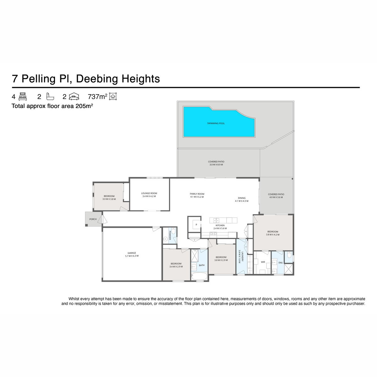 4-bedroom house at 7 Pelling Place, Deebing Heights, QLD 4306, Ipswich, Queensland