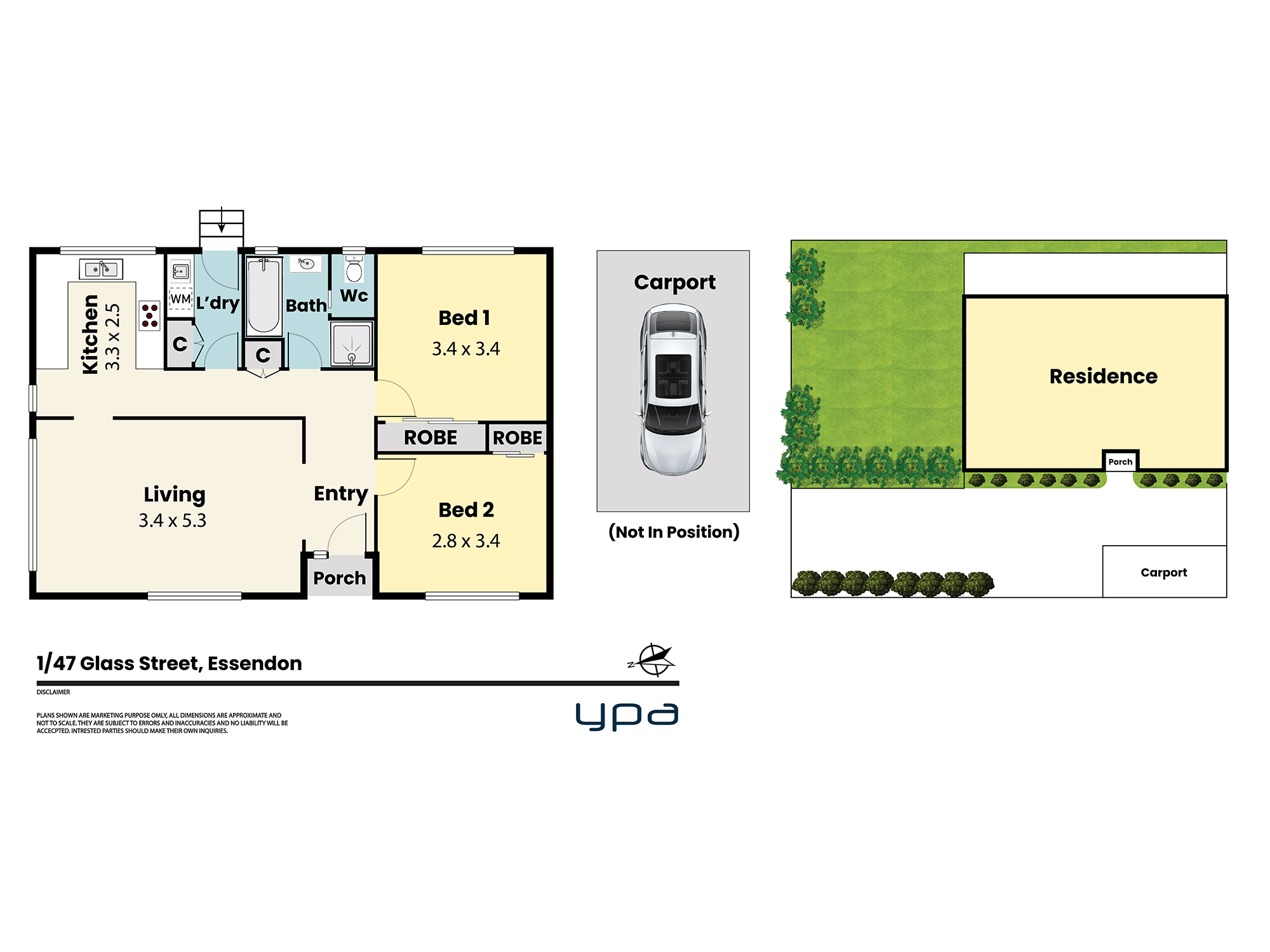 2-bedroom unit at 1/47 Glass Street, Essendon, VIC 3040, Moonee Valley, Victoria