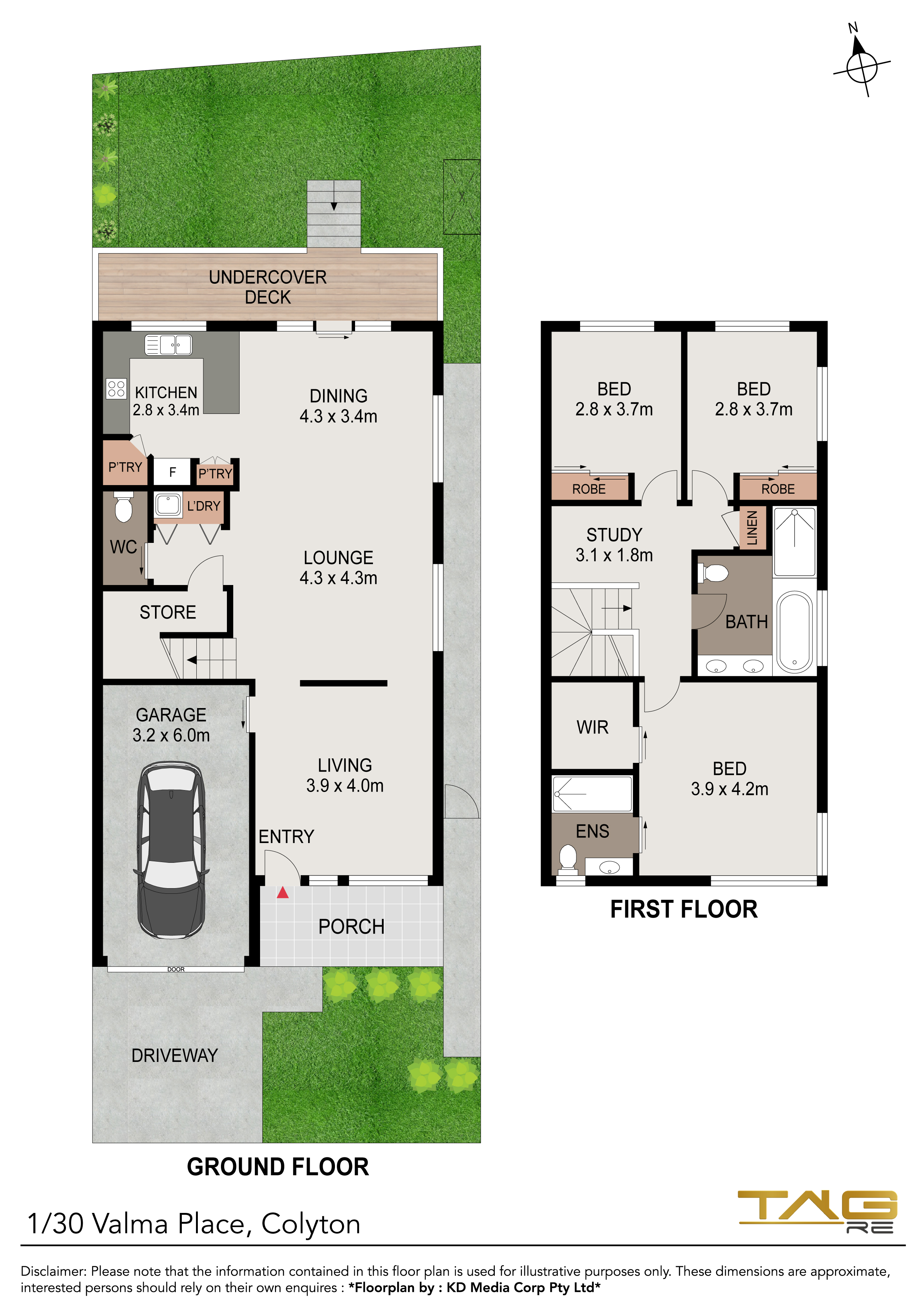 3-bedroom unit at 1/30 Valma Place, Colyton, NSW 2760, Penrith, New South Wales