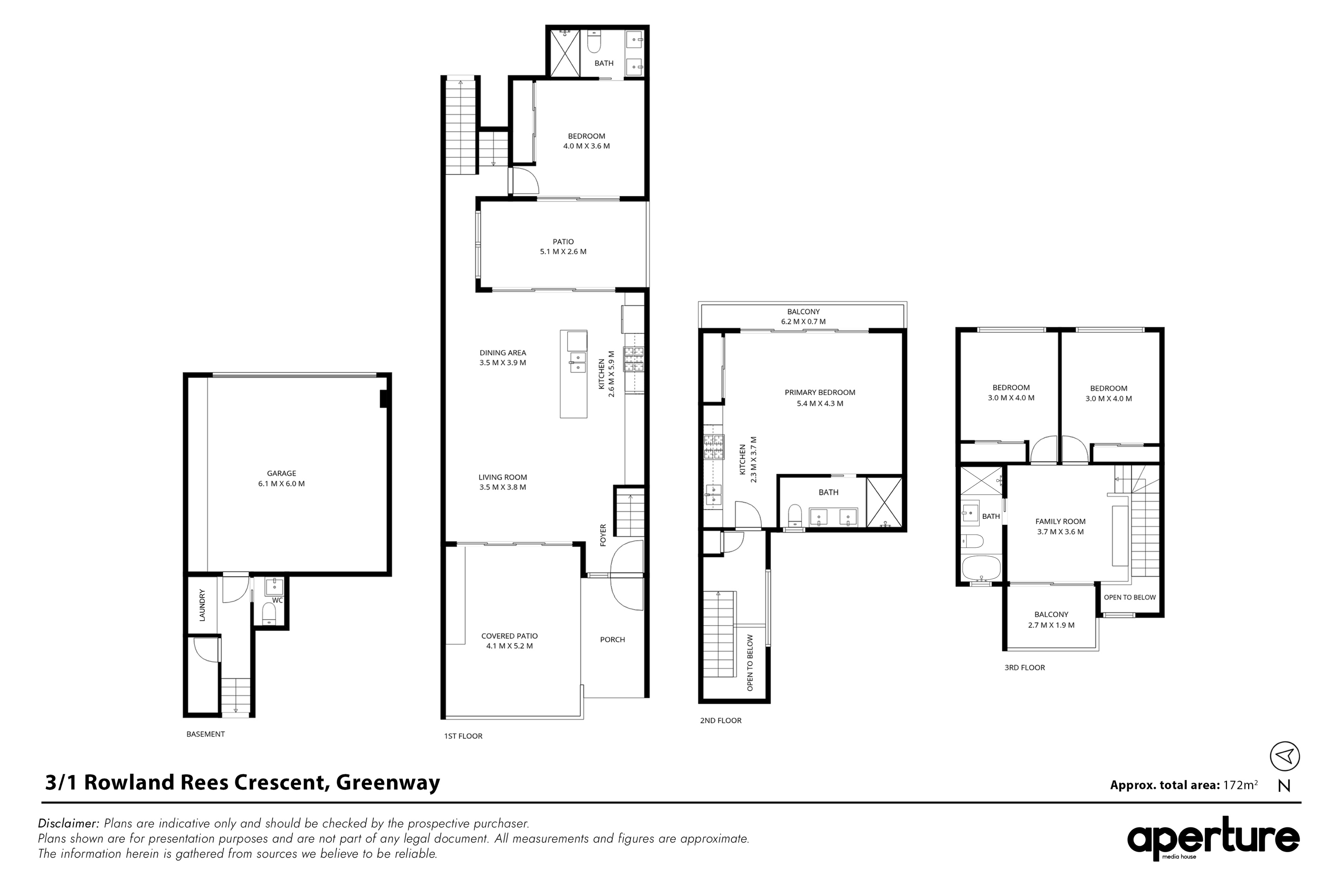 4-bedroom unit at UNIT 3 AVANI 1 ROWLAND REES CRESCENT, Greenway ACT 2900, Unincorporated Act, Australian Capital Territory