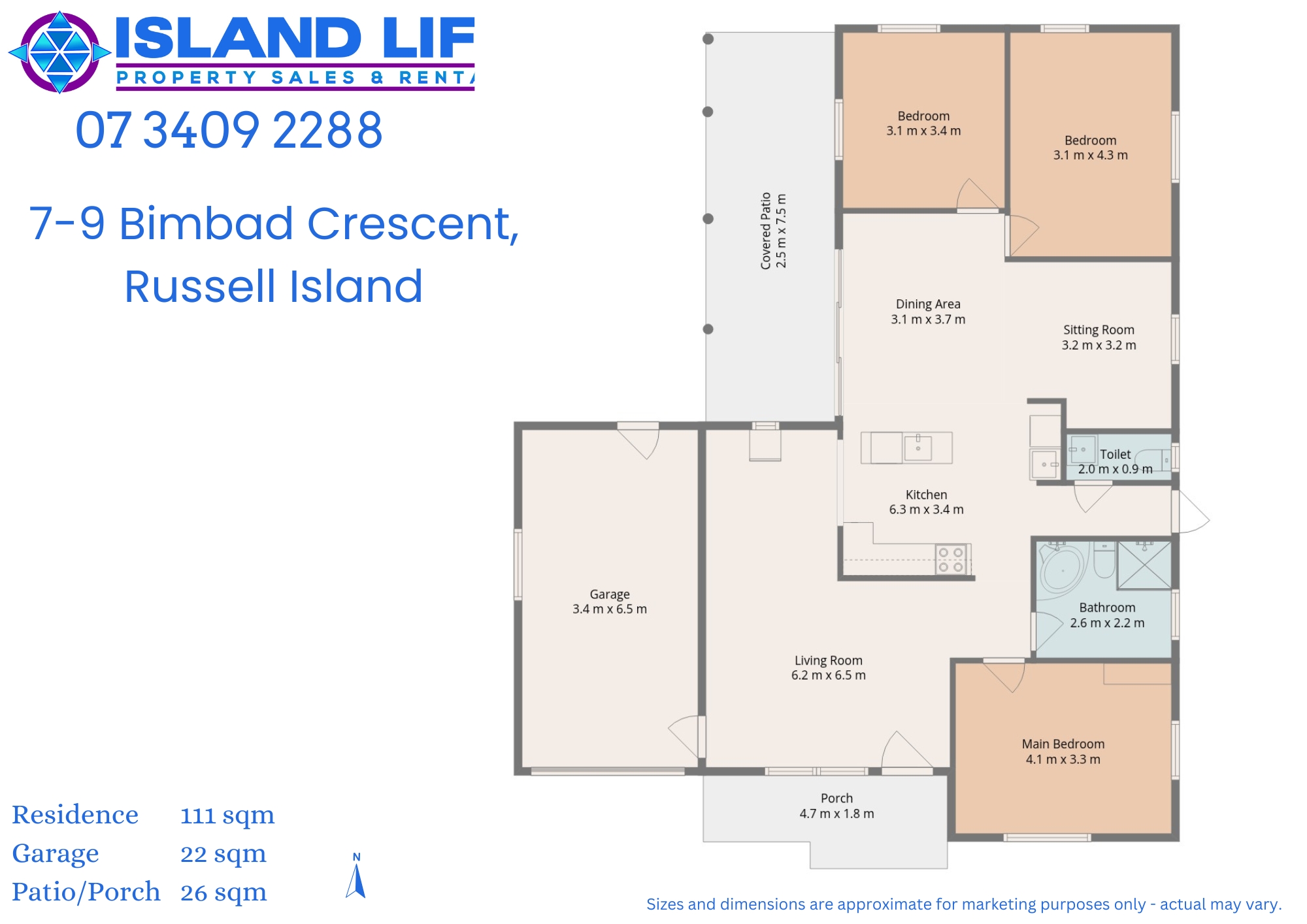 3-bedroom house at 7-9 Bimbad Street, Russell Island, Qld, 4184, Redland, Queensland