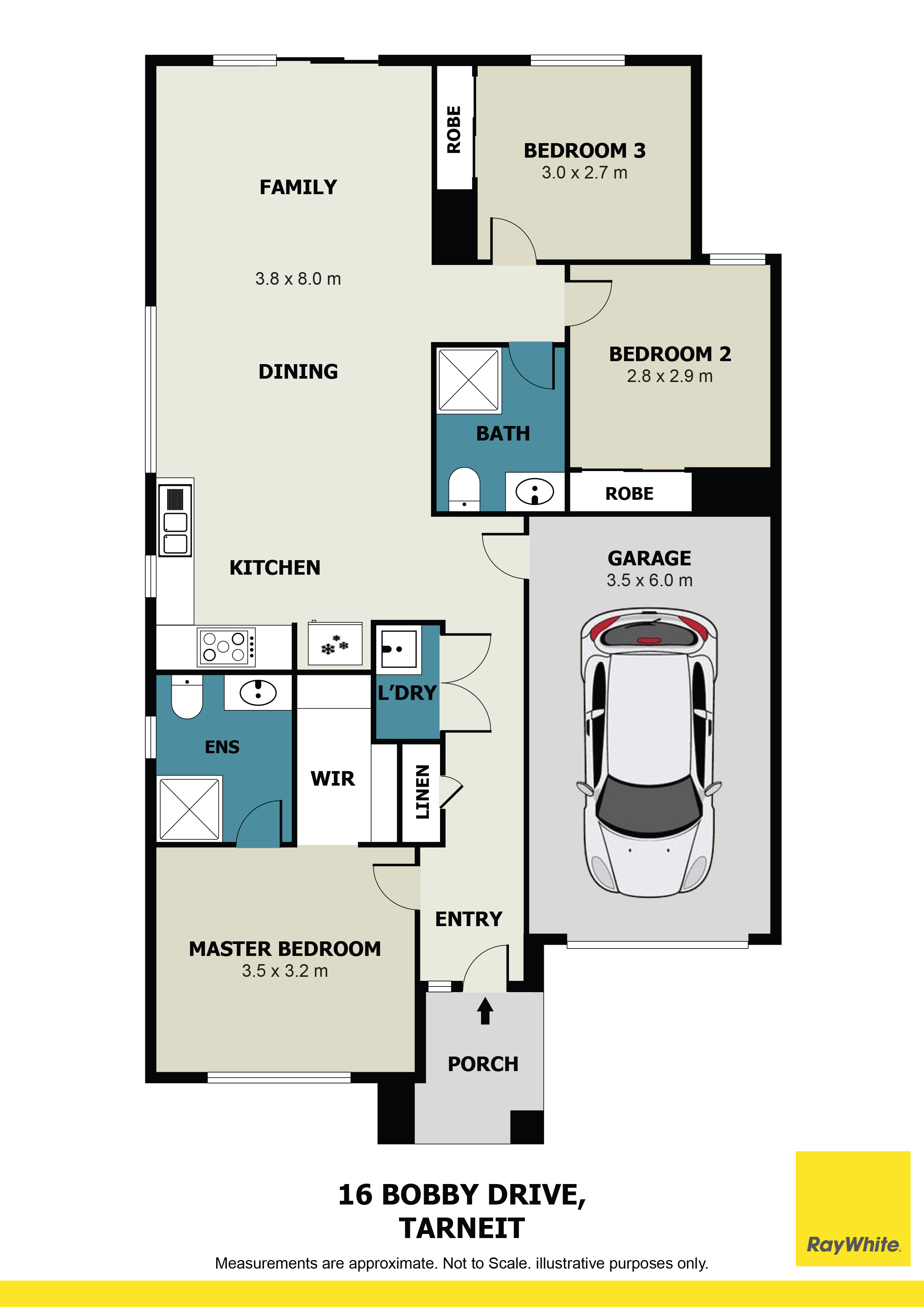 3-bedroom house at 16 Bobby Drive, Tarneit, VIC 3029, , Victoria