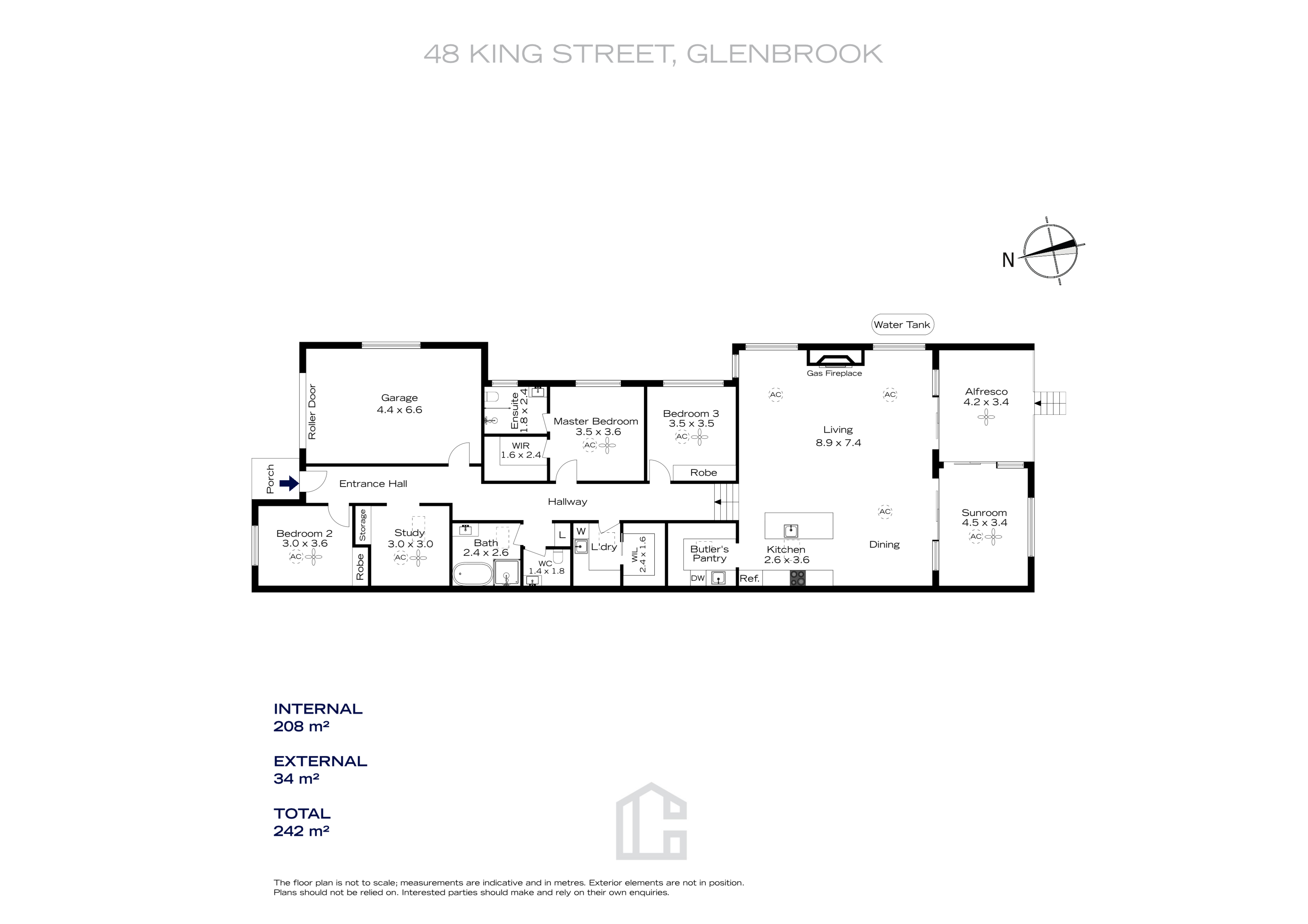3-bedroom unit at 48 & 48A King Street, Glenbrook, Nsw, 2773, Blue Mountains, New South Wales