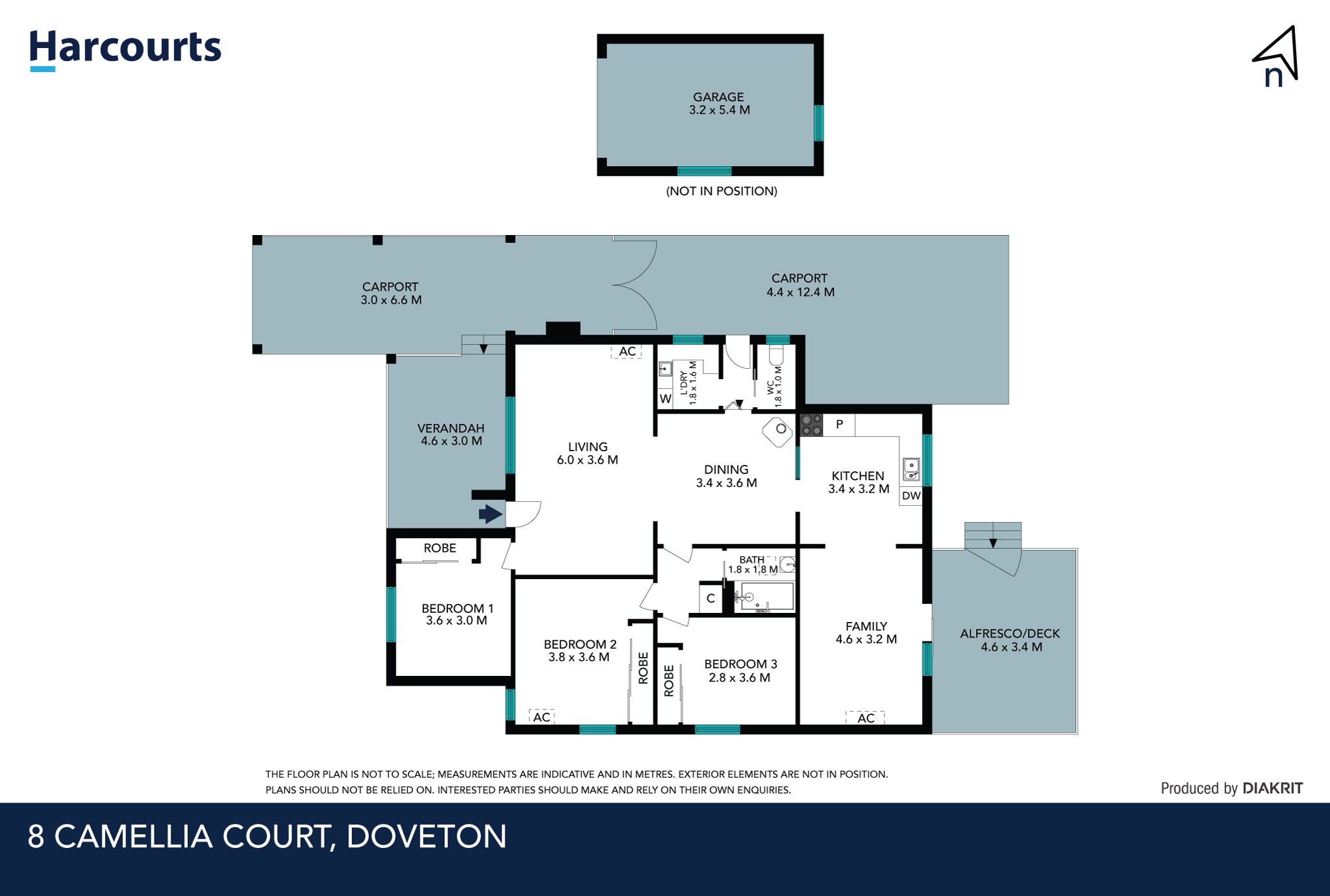 3-bedroom house at 8 Camellia Court, Doveton, VIC 3177, Casey, Victoria