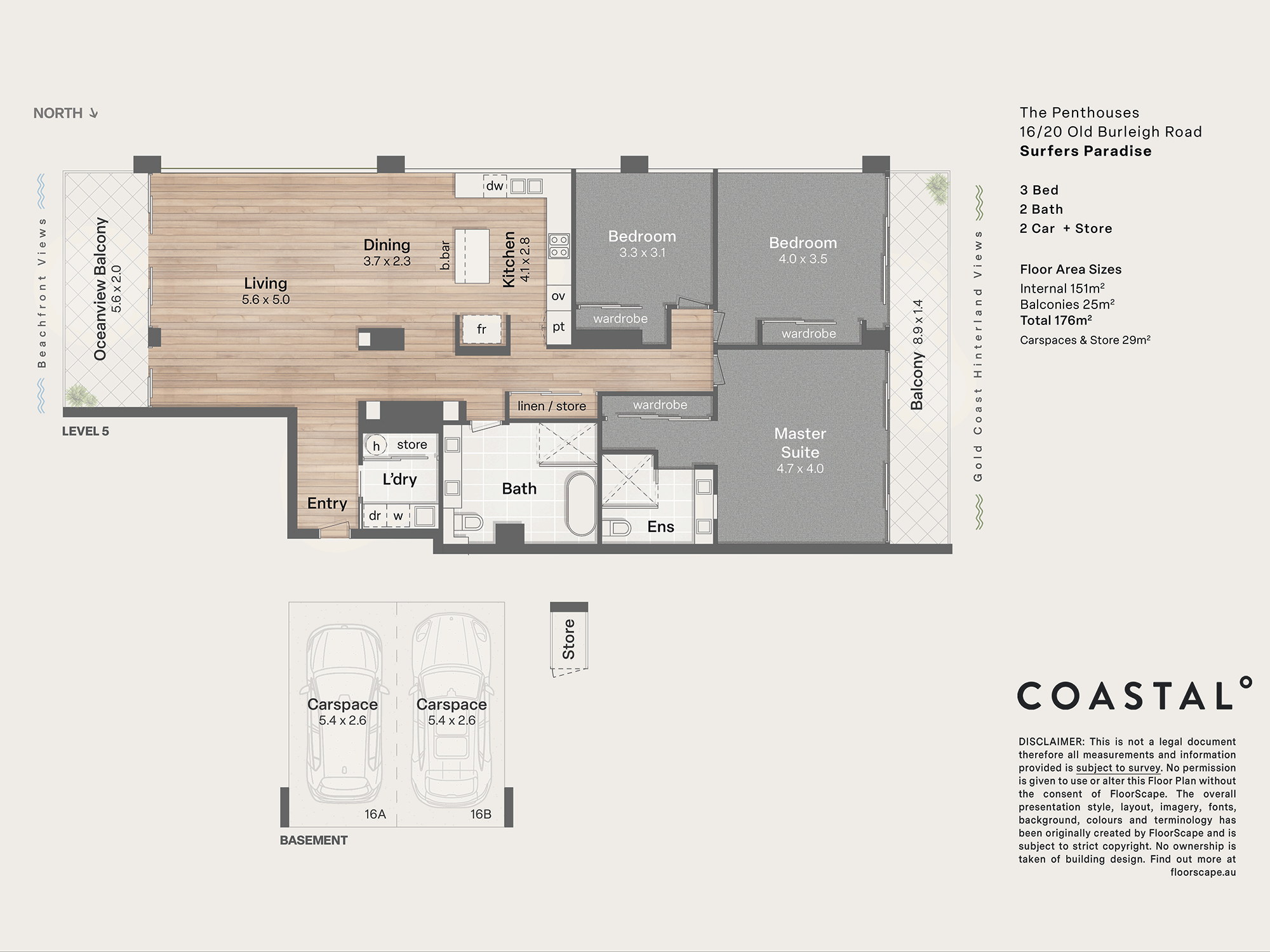 3-bedroom unit at 16 20 Old Burleigh Road, Surfers Paradise QLD 4217, Gold Coast, Queensland