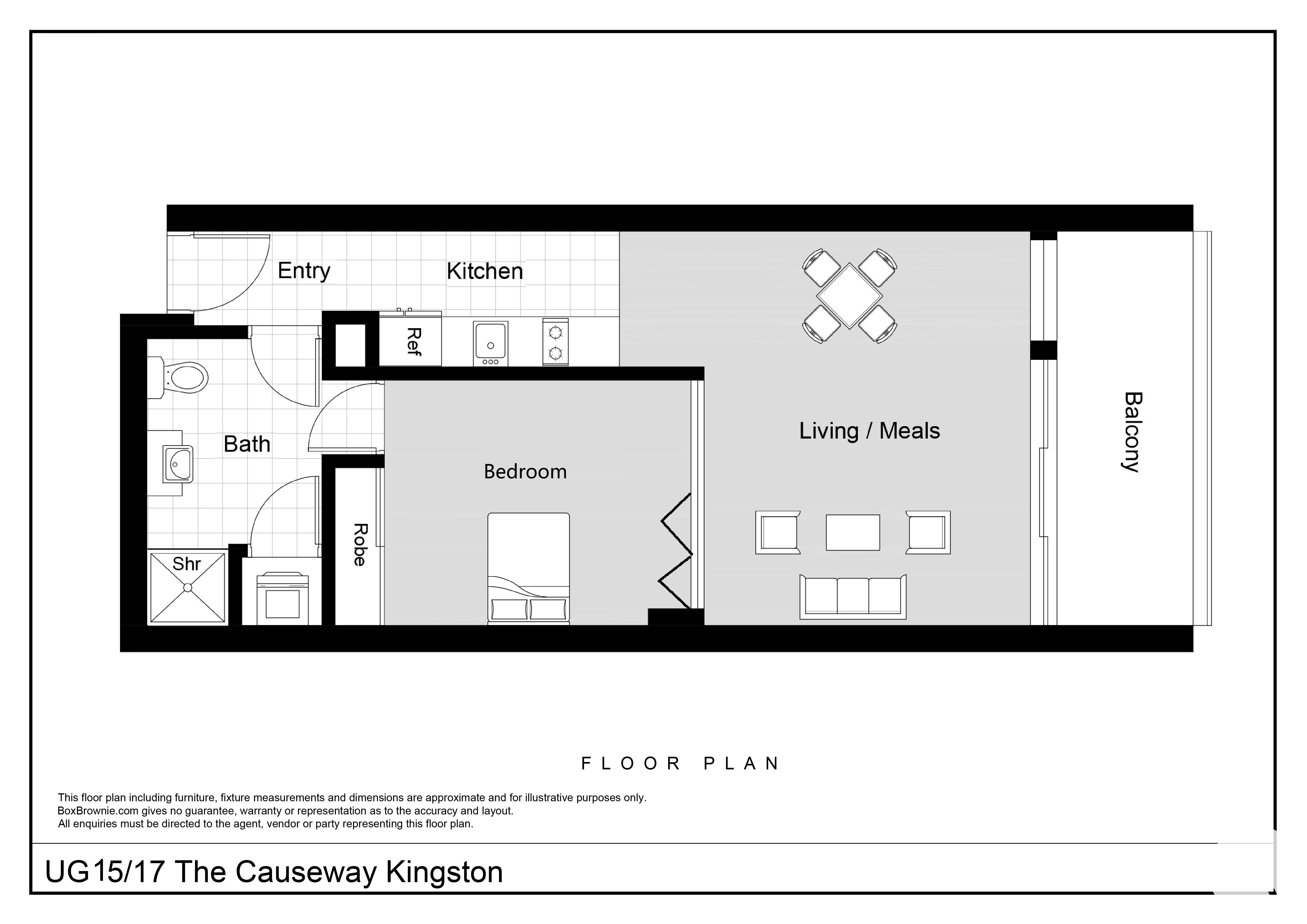 1-bedroom unit at 17 The Causeway, Kingston, ACT 2604, Unincorporated Act, Australian Capital Territory