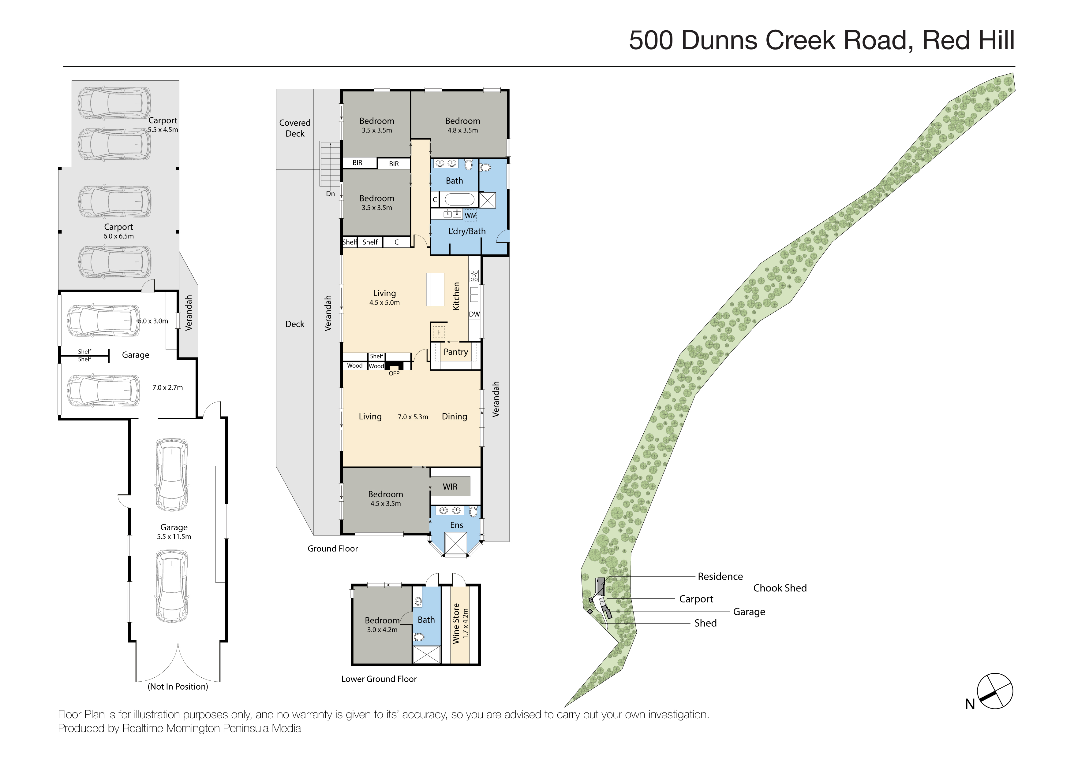 5-bedroom house at 500 DUNNS CREEK ROAD, Red Hill VIC 3937, Mornington Peninsula, Victoria