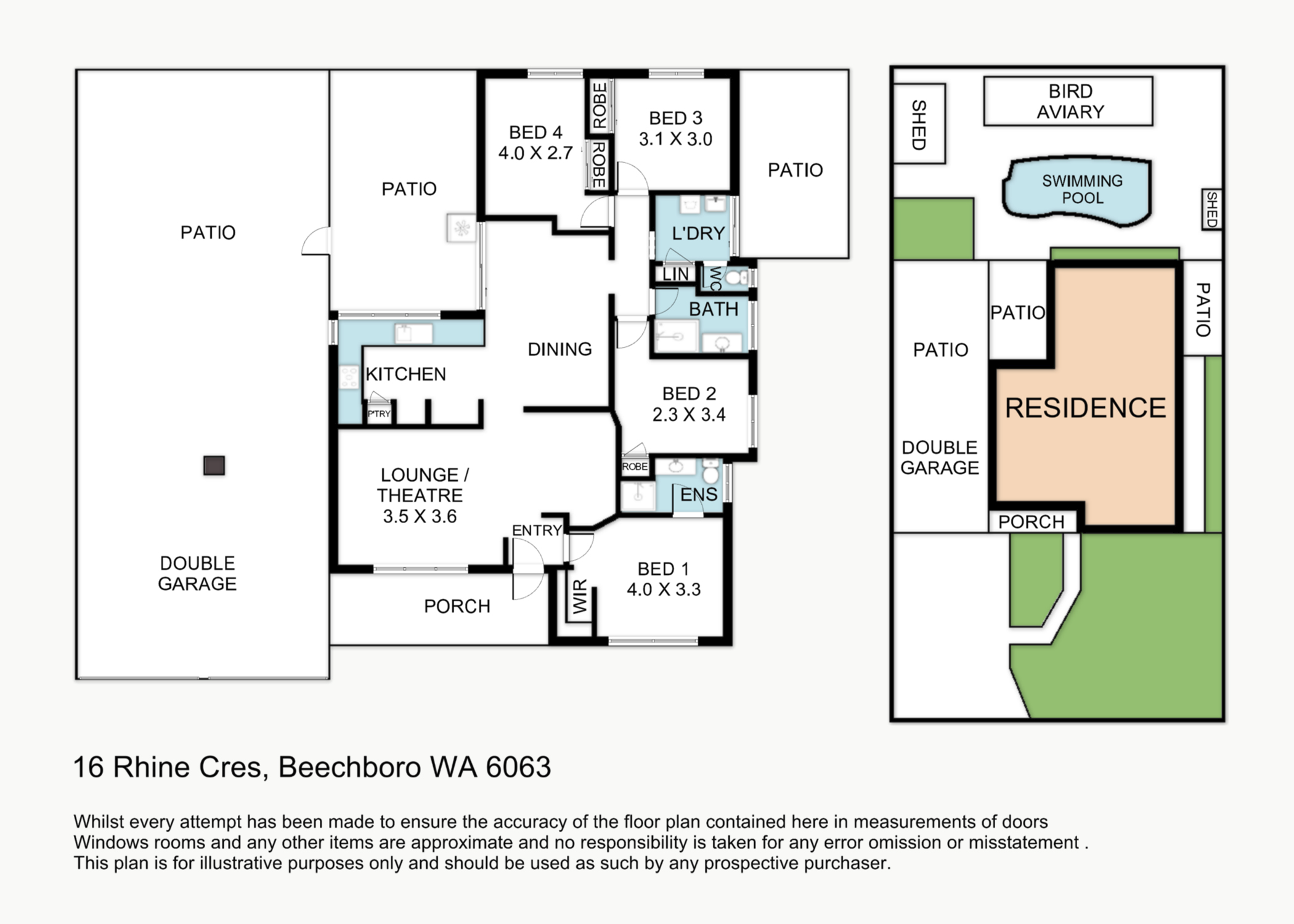 4-bedroom house at 16 RHINE CRESCENT, Beechboro WA 6063, Swan, Western Australia