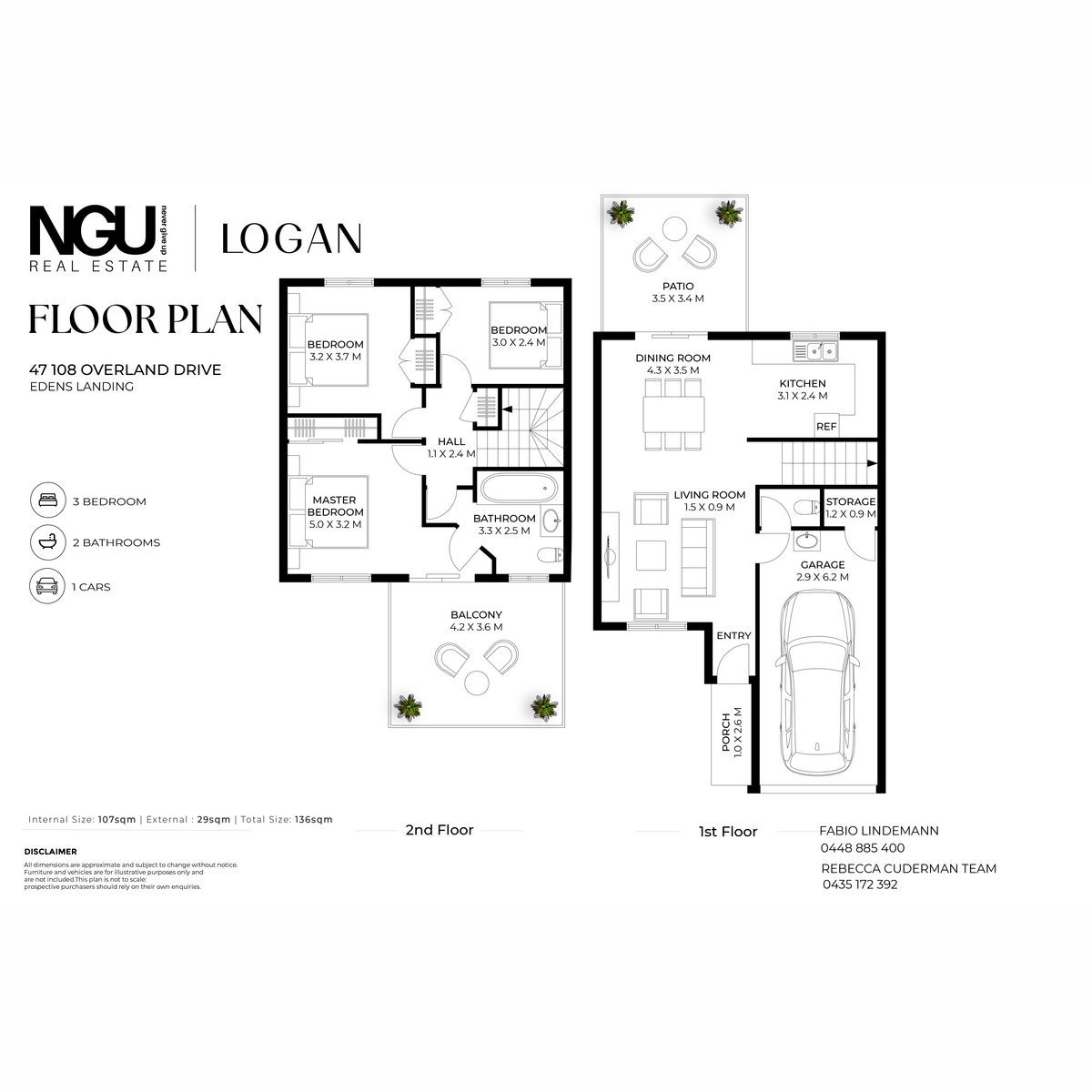 3-bedroom unit at Windsor Ct 47 108 Overland Drive, Edens Landing QLD 4207, Logan, Queensland