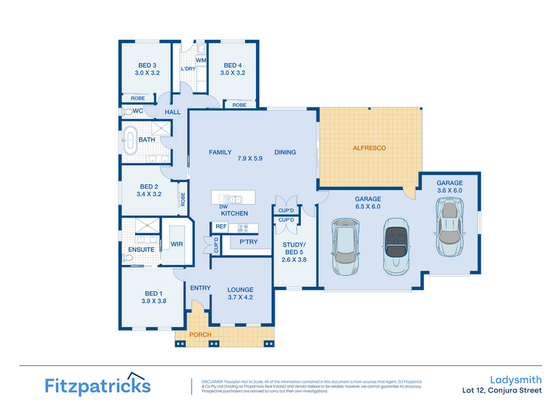 5-bedroom house at 30 Conjura Street, Ladysmith, NSW 2652, Wagga Wagga, New South Wales