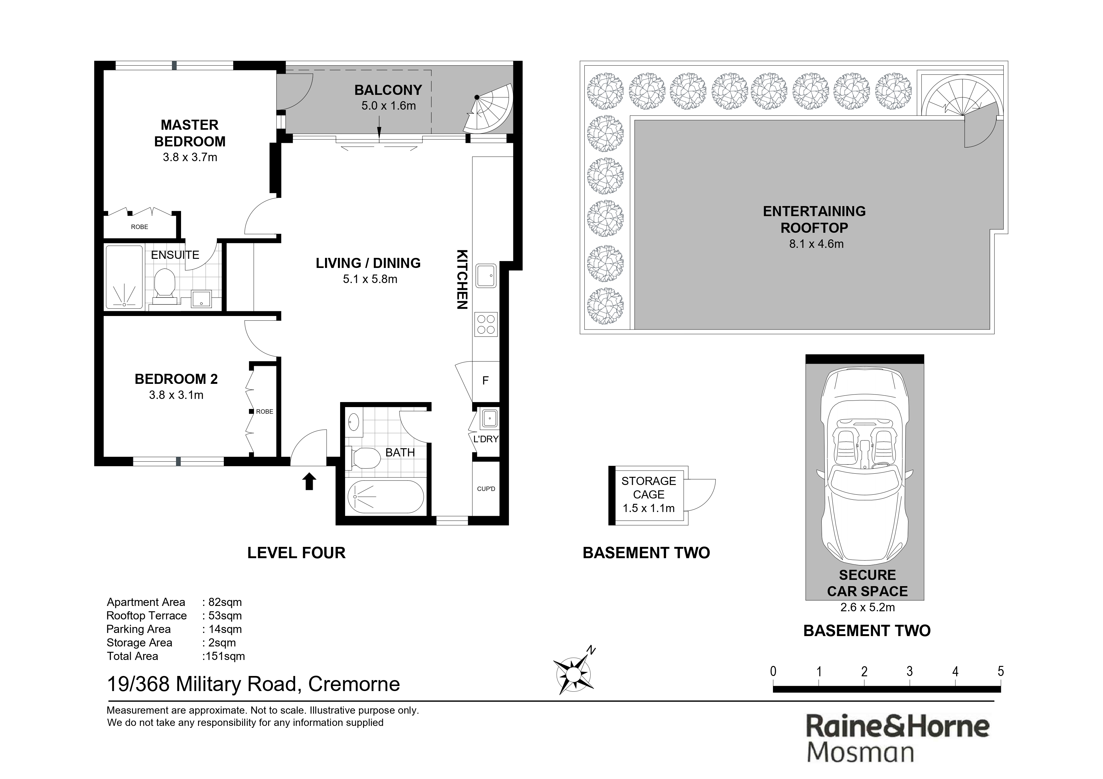 2-bedroom unit at 19 368 MILITARY ROAD, CREMORNE NSW 2090, North Sydney, New South Wales