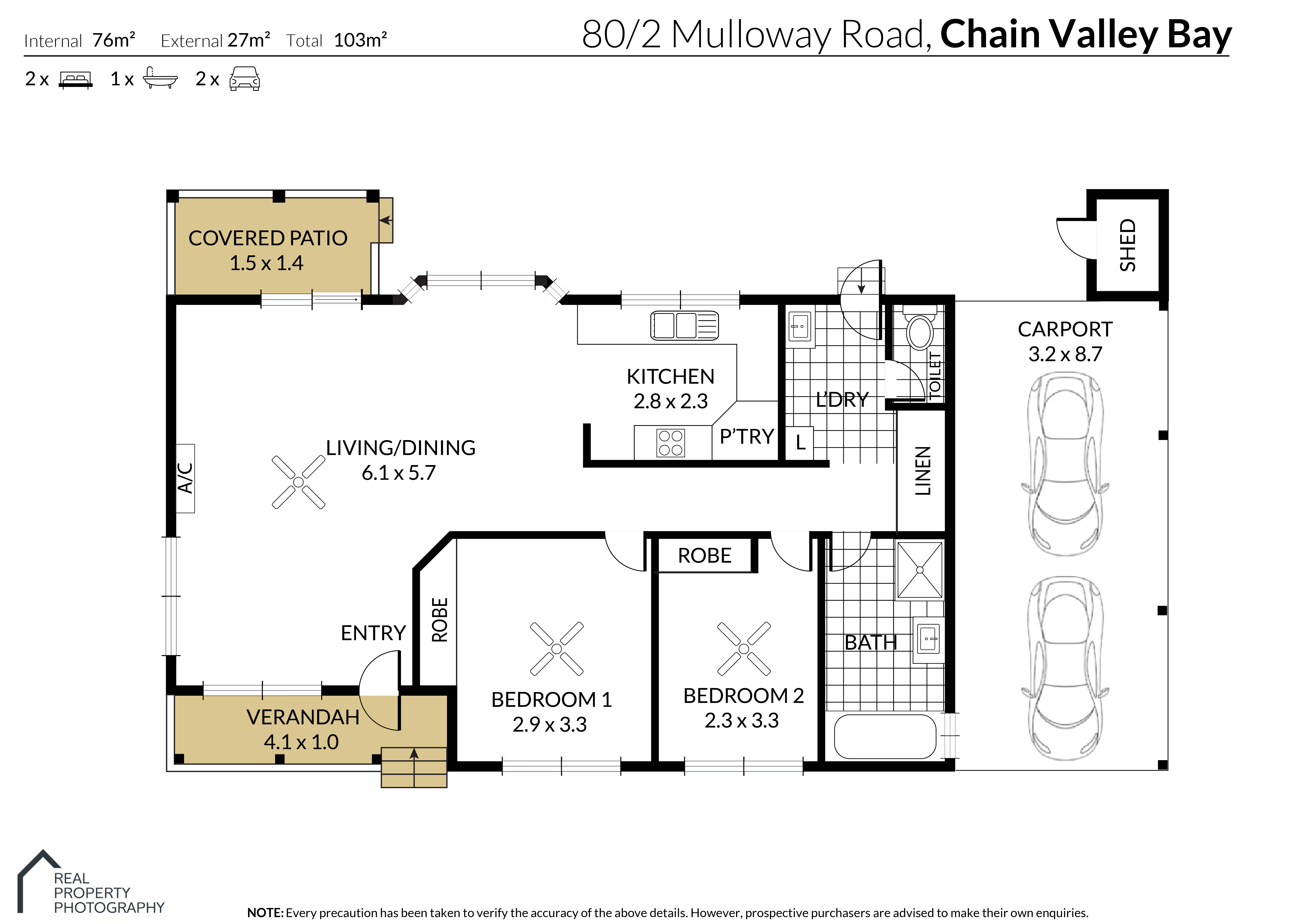 2-bedroom house at 80/2 Mulloway Road, Chain Valley Bay, NSW 2259, Central Coast (Nsw), New South Wales